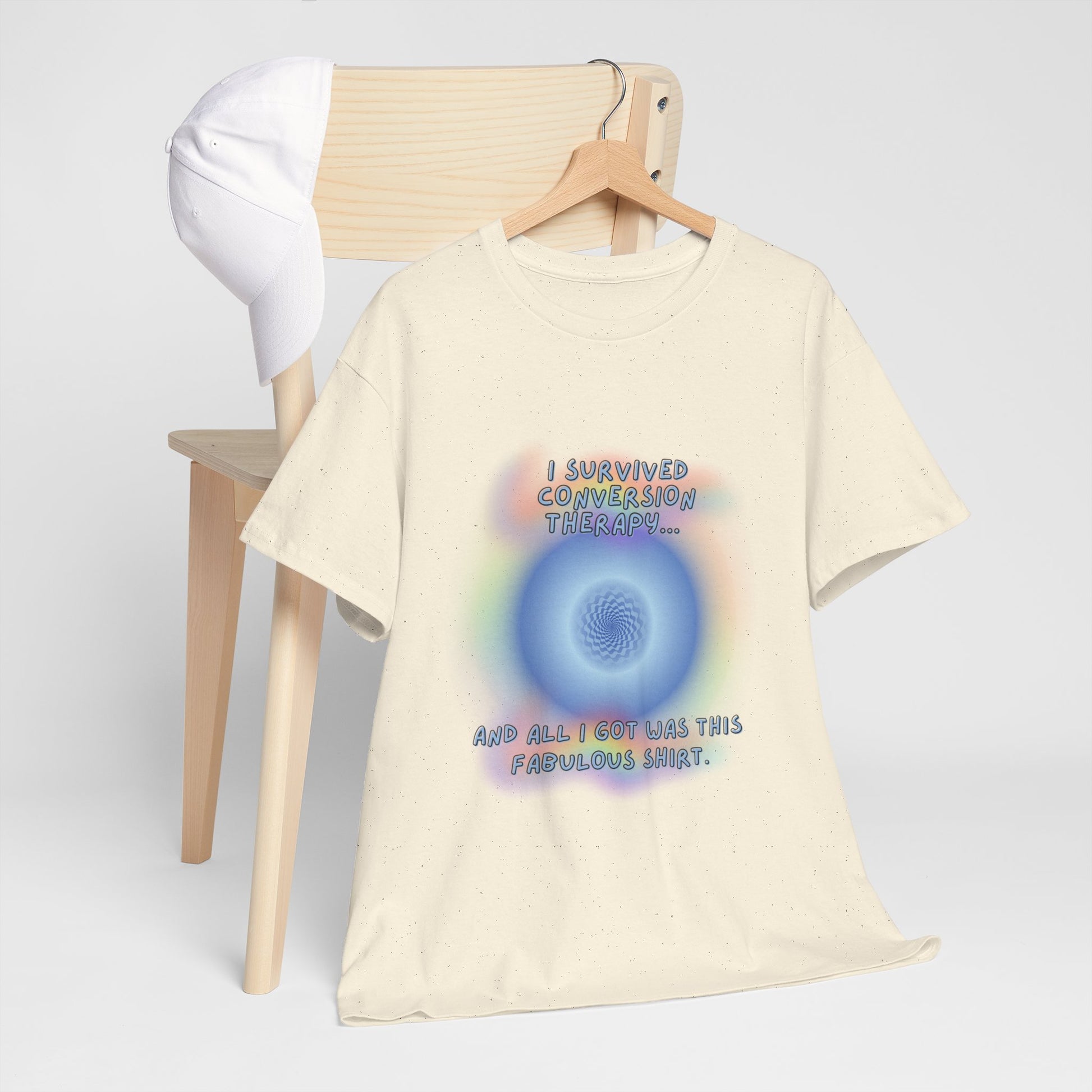 I Survived Conversion Therapy, Humor LGBTQ Graphic T-Shirt