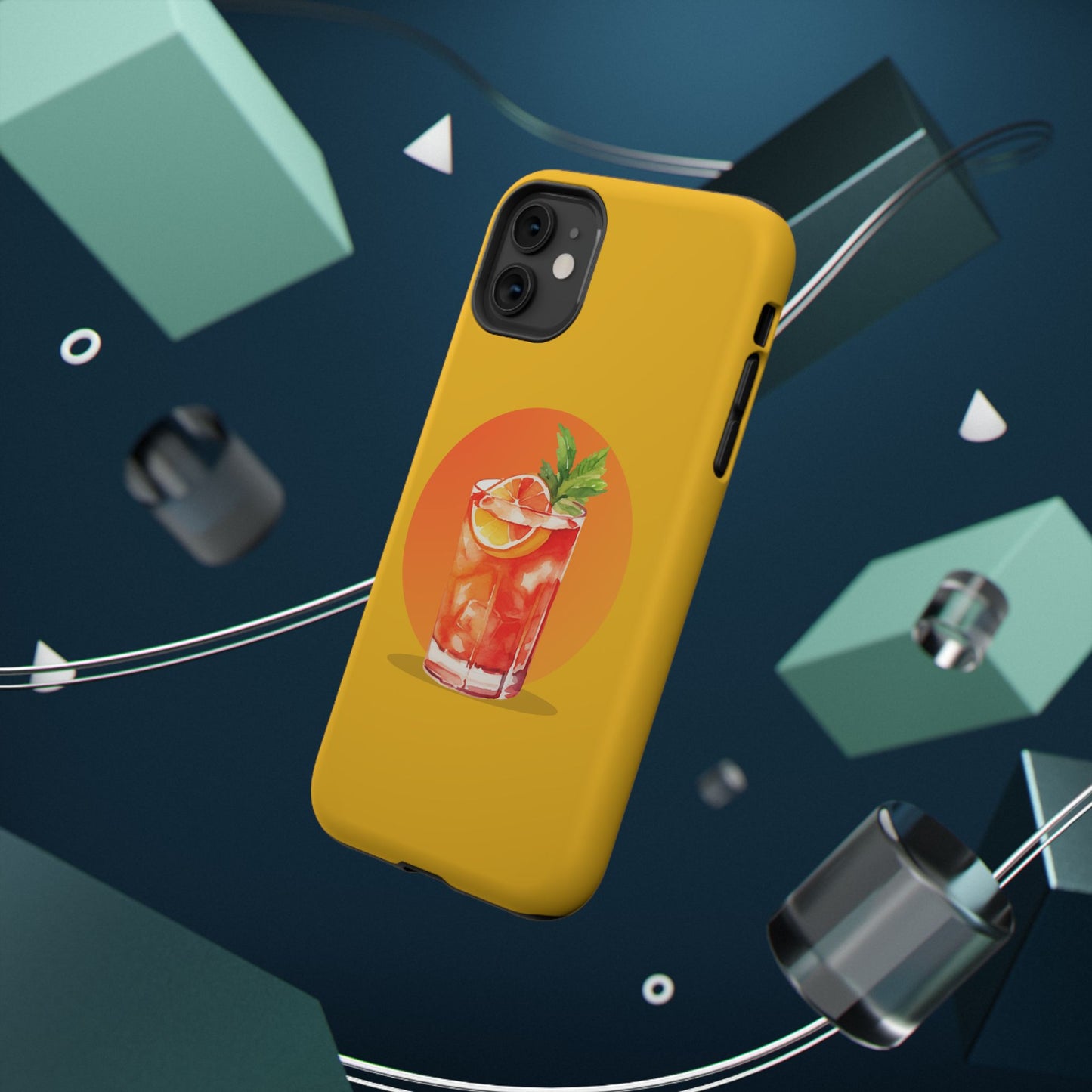 Tropical Cocktail Impact-Resistant Phone Case