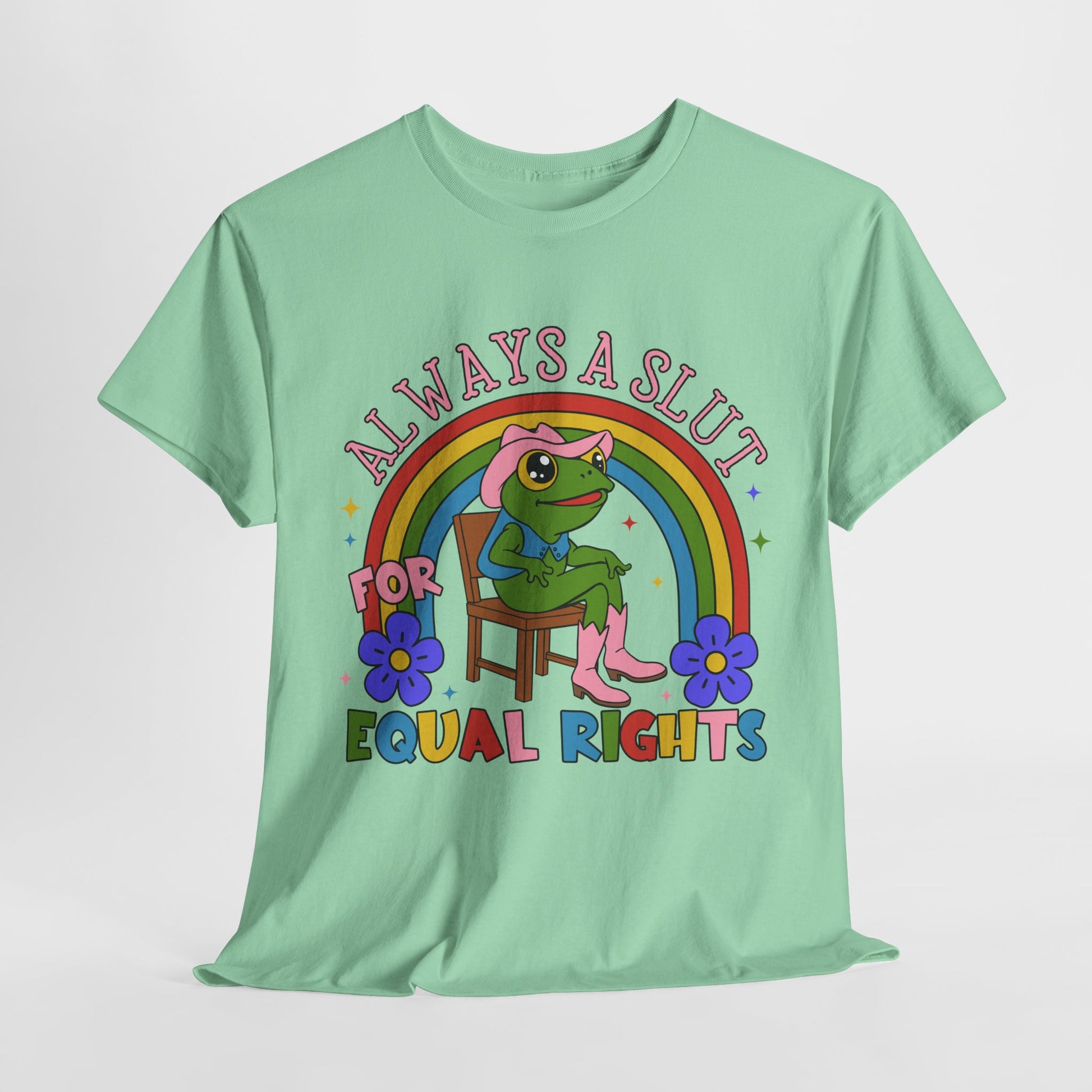 Pride Statement Tee, Gender Equality Shirt, LGBTQ+ Apparel, Unisex Heavy Cotton Tee