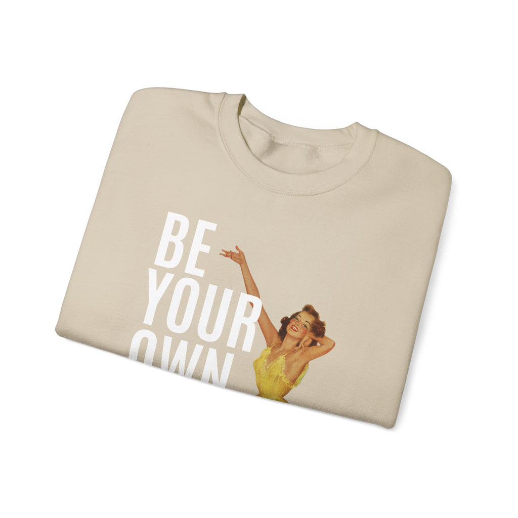 Be Your Own Muse Crewneck Sweatshirt - Inspirational Vintage Design