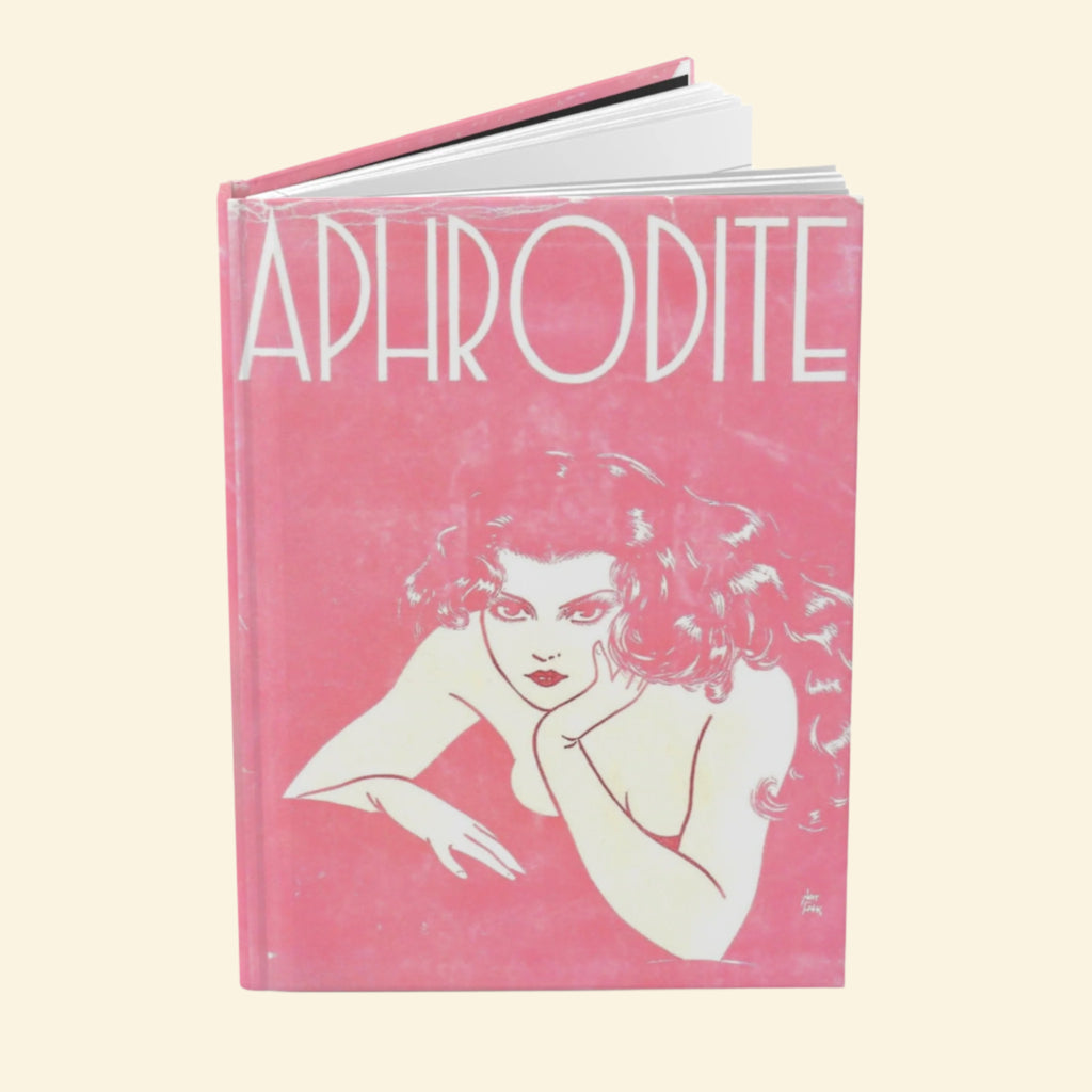 Aphrodite Inspired Hardcover Journal - Vintage Aesthetic for Creative Souls