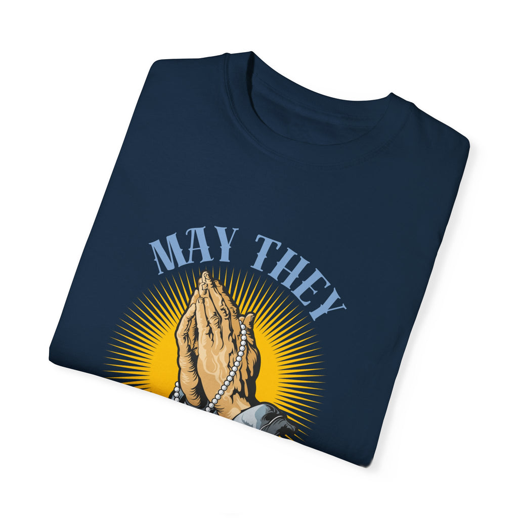 Praying Hands T-shirt - May They Burn in Hell Graphic Tee