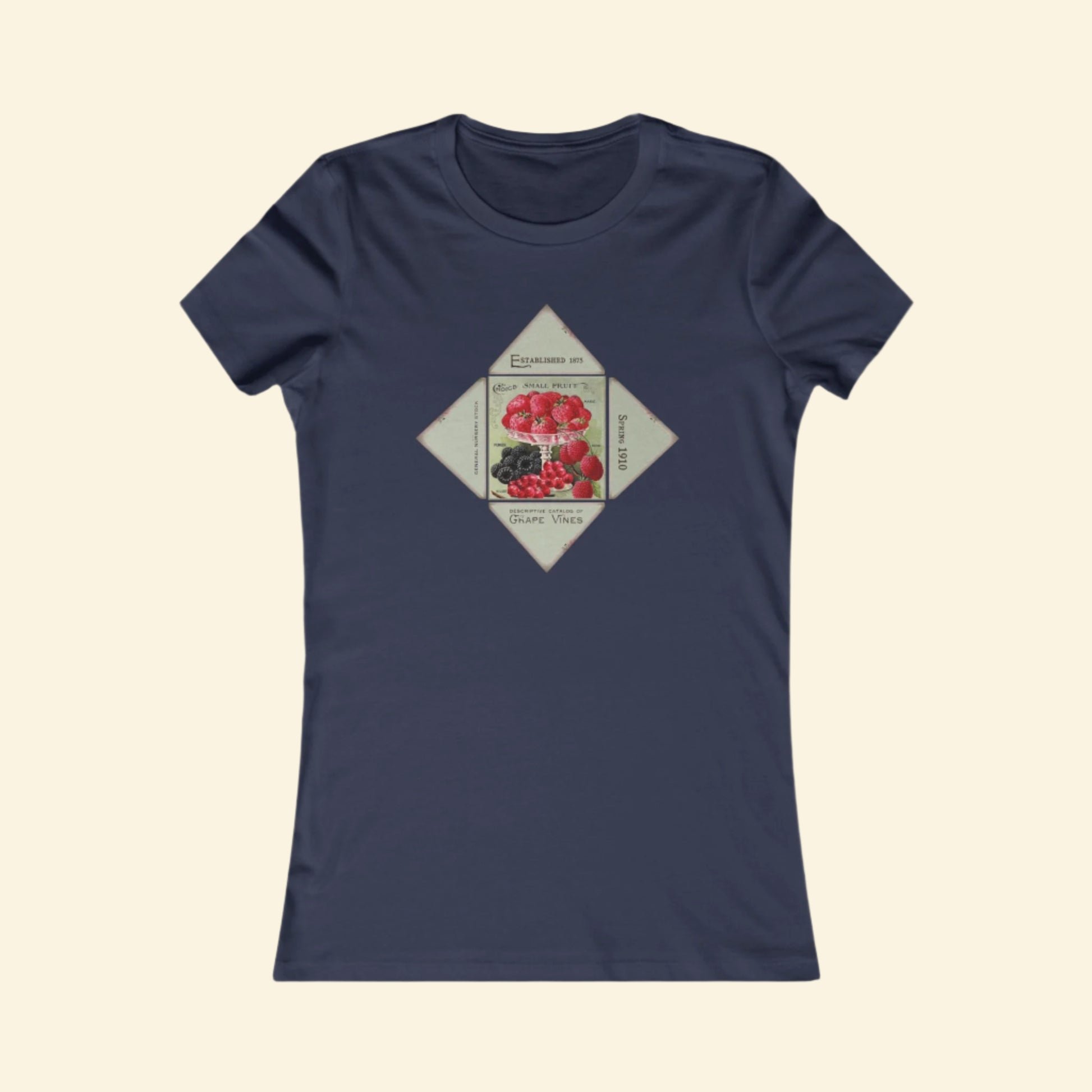 Fancy Fruit Graphic Women's Favorite Tee - Vintage Style Art