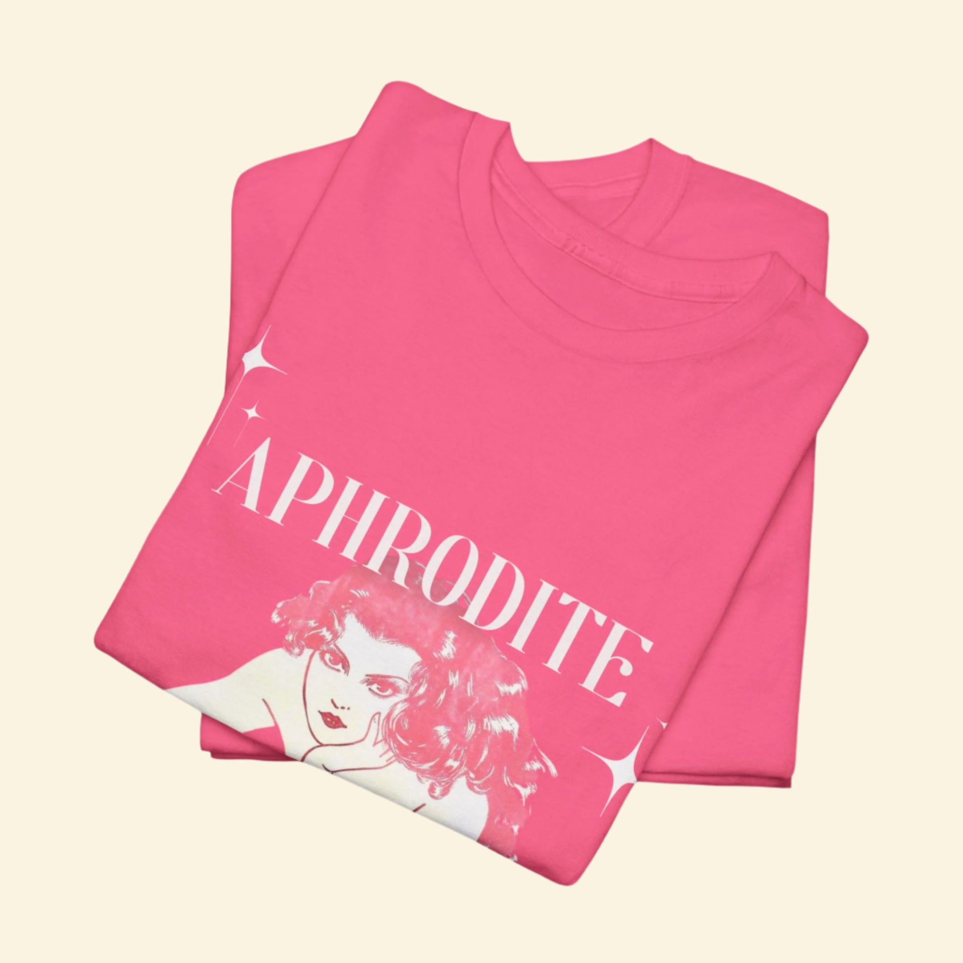Aphrodite Unisex Heavy Cotton Tee - Bold Graphic Vintage T-Shirt