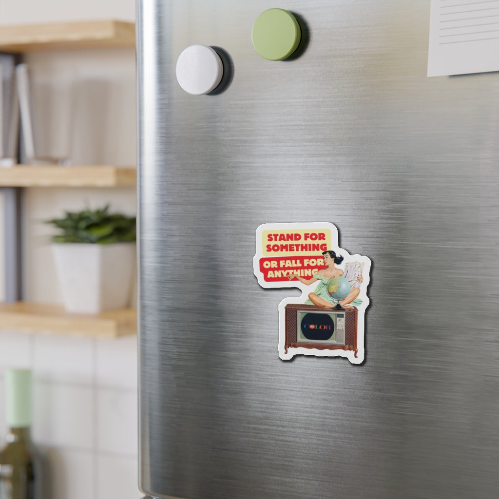 Stand for Something Die-Cut Magnet - Retro-Inspired Home Decor