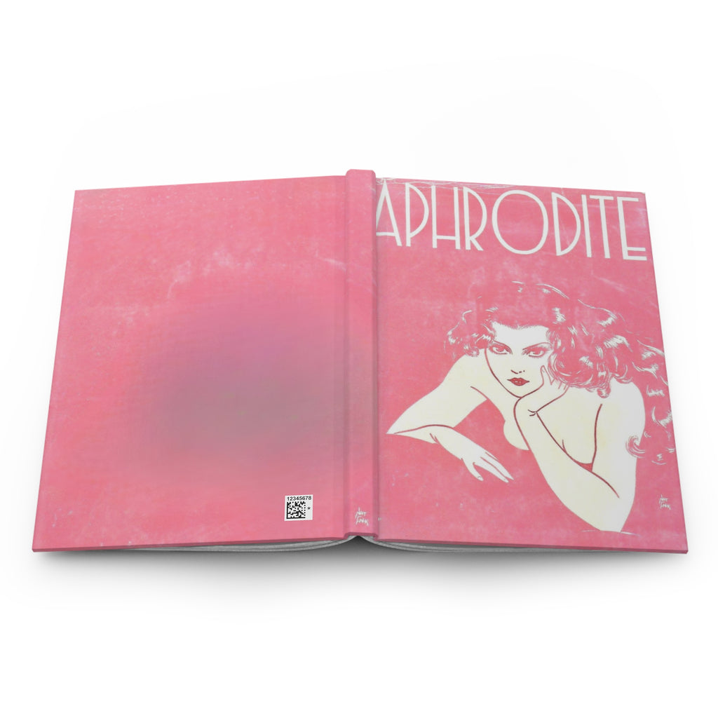 Aphrodite Inspired Hardcover Journal - Vintage Aesthetic for Creative Souls