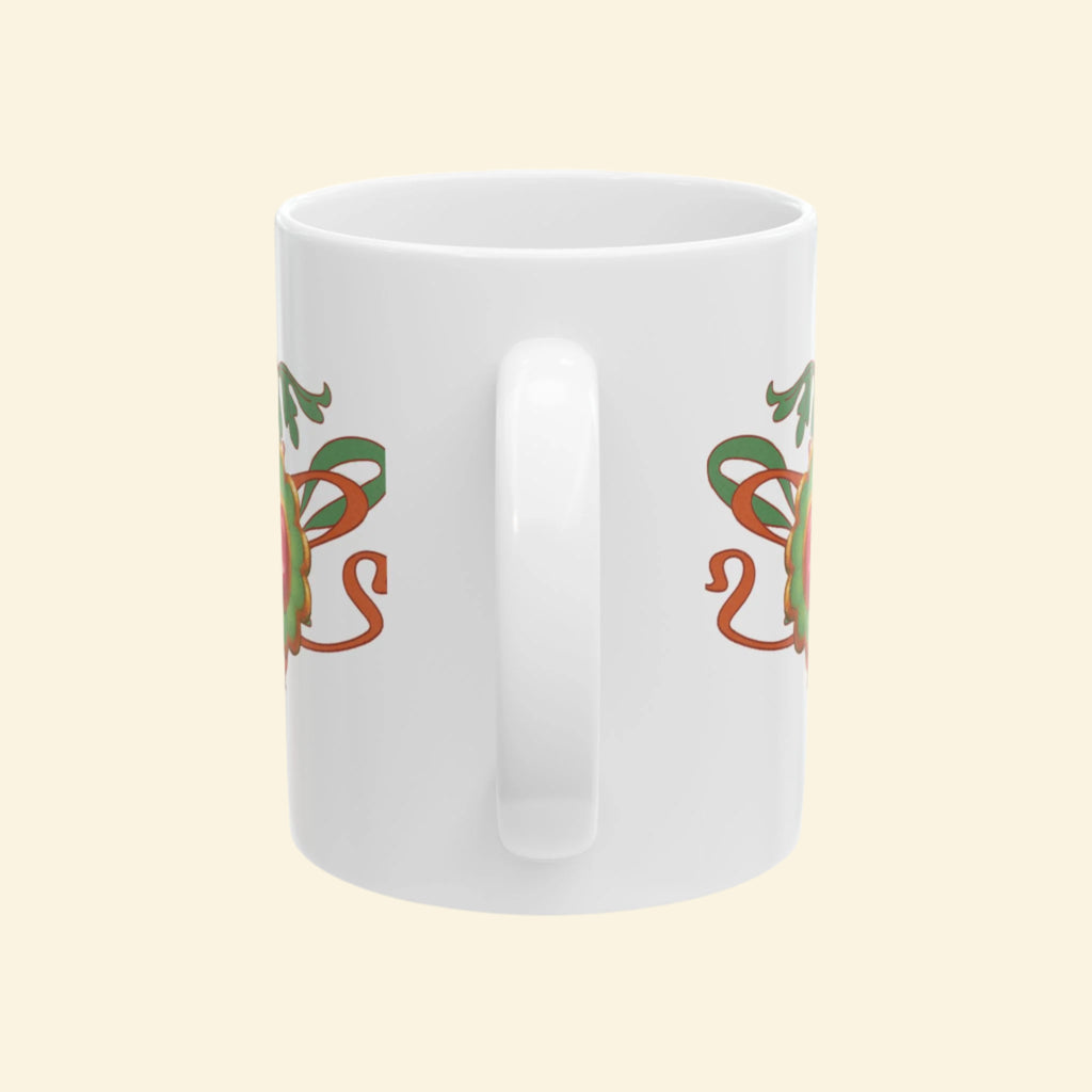 Whimsical Intuition Ceramic Mug - Vintage Girl Design (11oz)