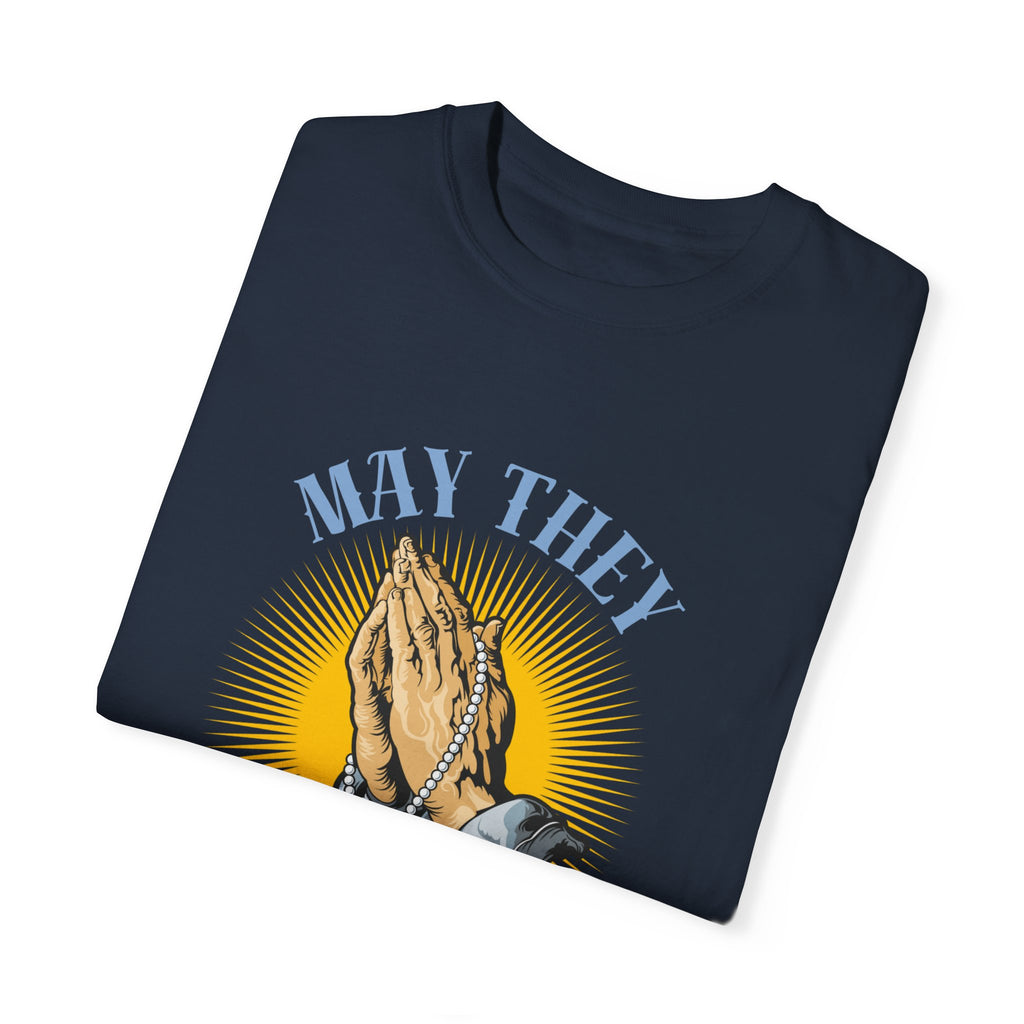 Praying Hands T-shirt - May They Burn in Hell Graphic Tee