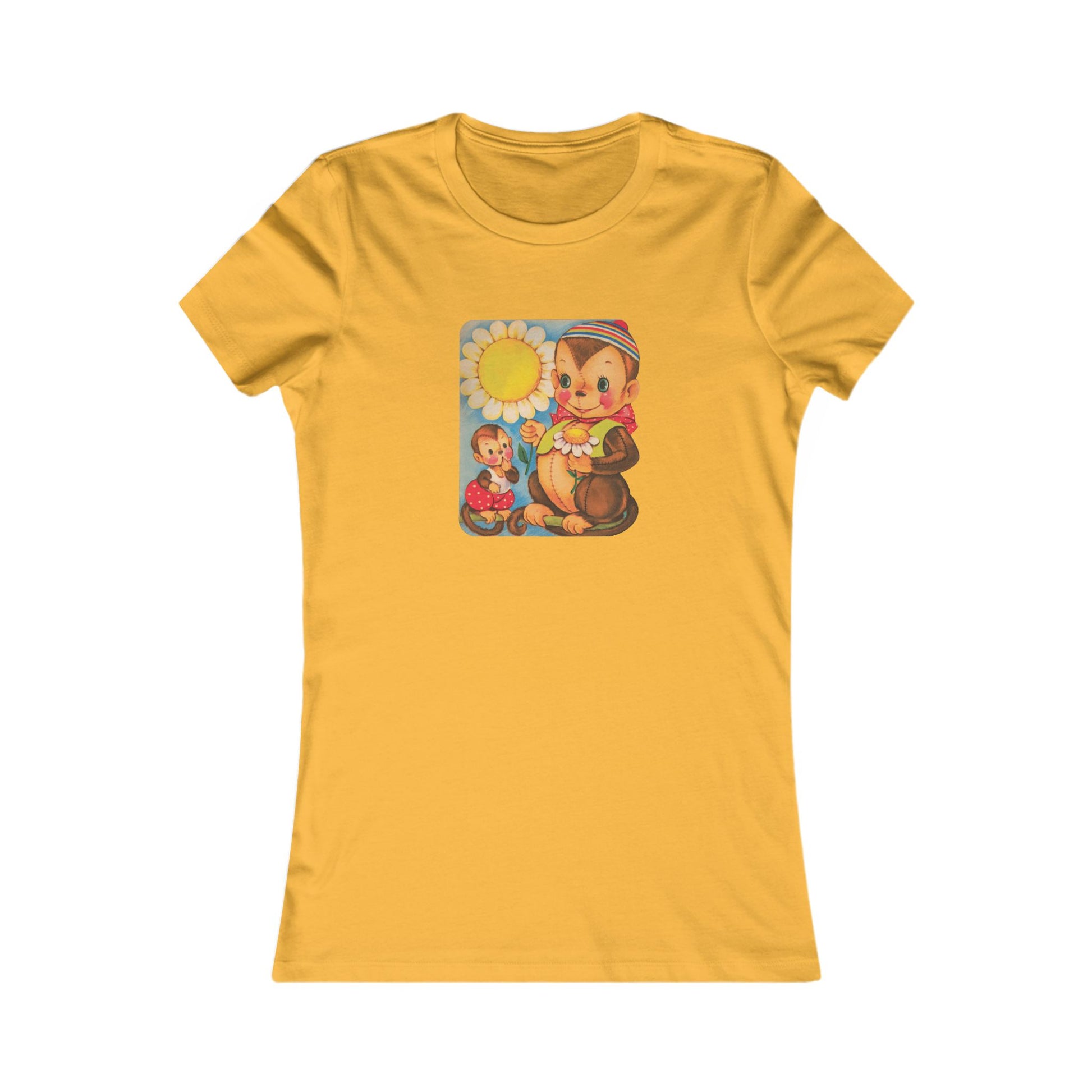 Vintage-Inspired Women's Favorite Tee with Whimsical Design