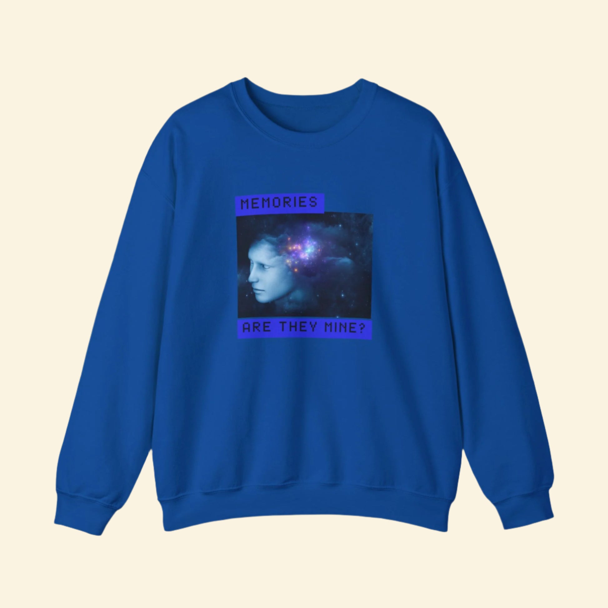 Cosmic Memories Sweatshirt - Unisex Heavy Blend™ Crewneck with Thought-Provoking Design