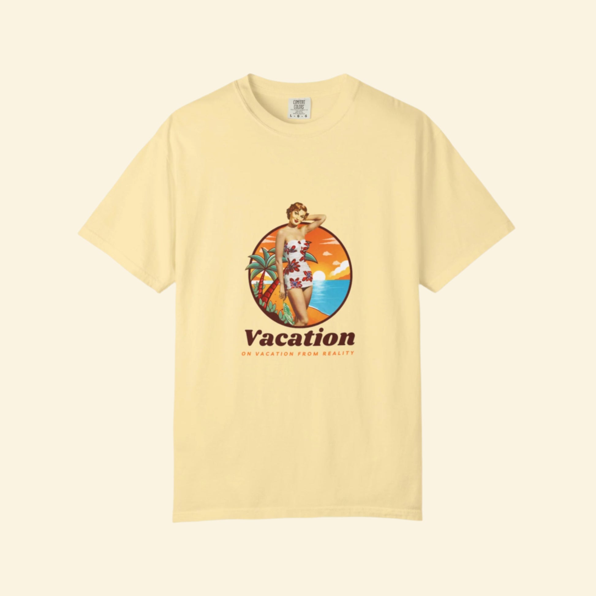 Vacation Vibes Unisex T-Shirt - 'On Vacation from Reality' Graphic Tee