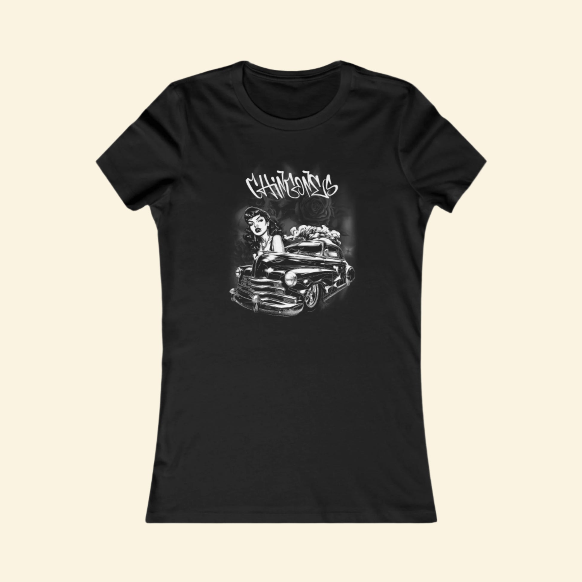 Chillin' Women's Graphic Tee - Vintage Car Design