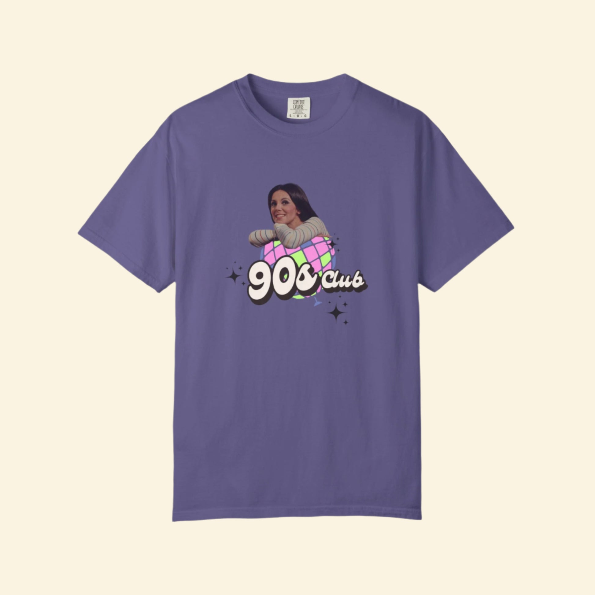 90s Club Unisex Garment-Dyed T-Shirt - Retro Vibe Tee for Nostalgic Fans