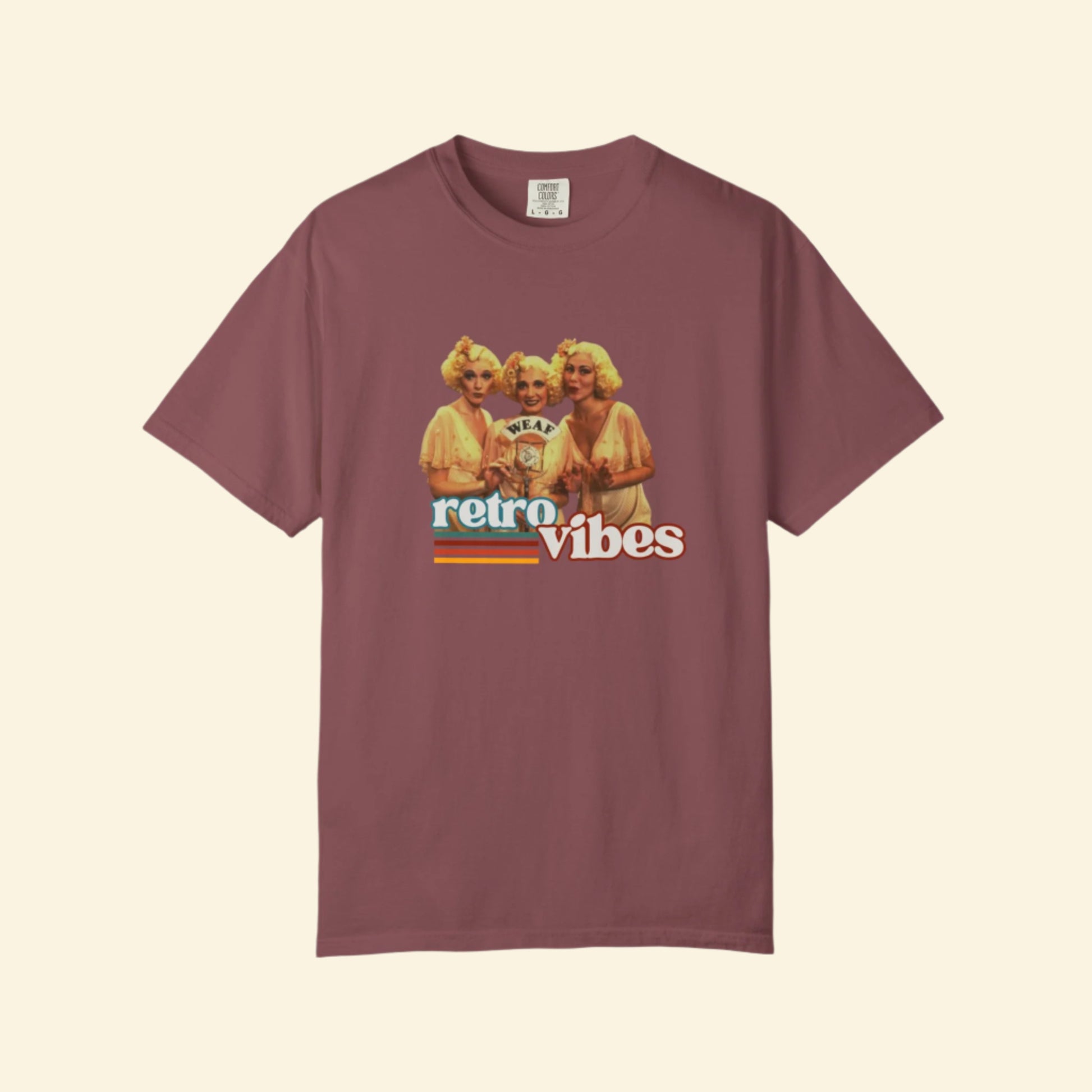 Retro Vibes Unisex Garment-Dyed T-Shirt-Feminism Graphic Tee