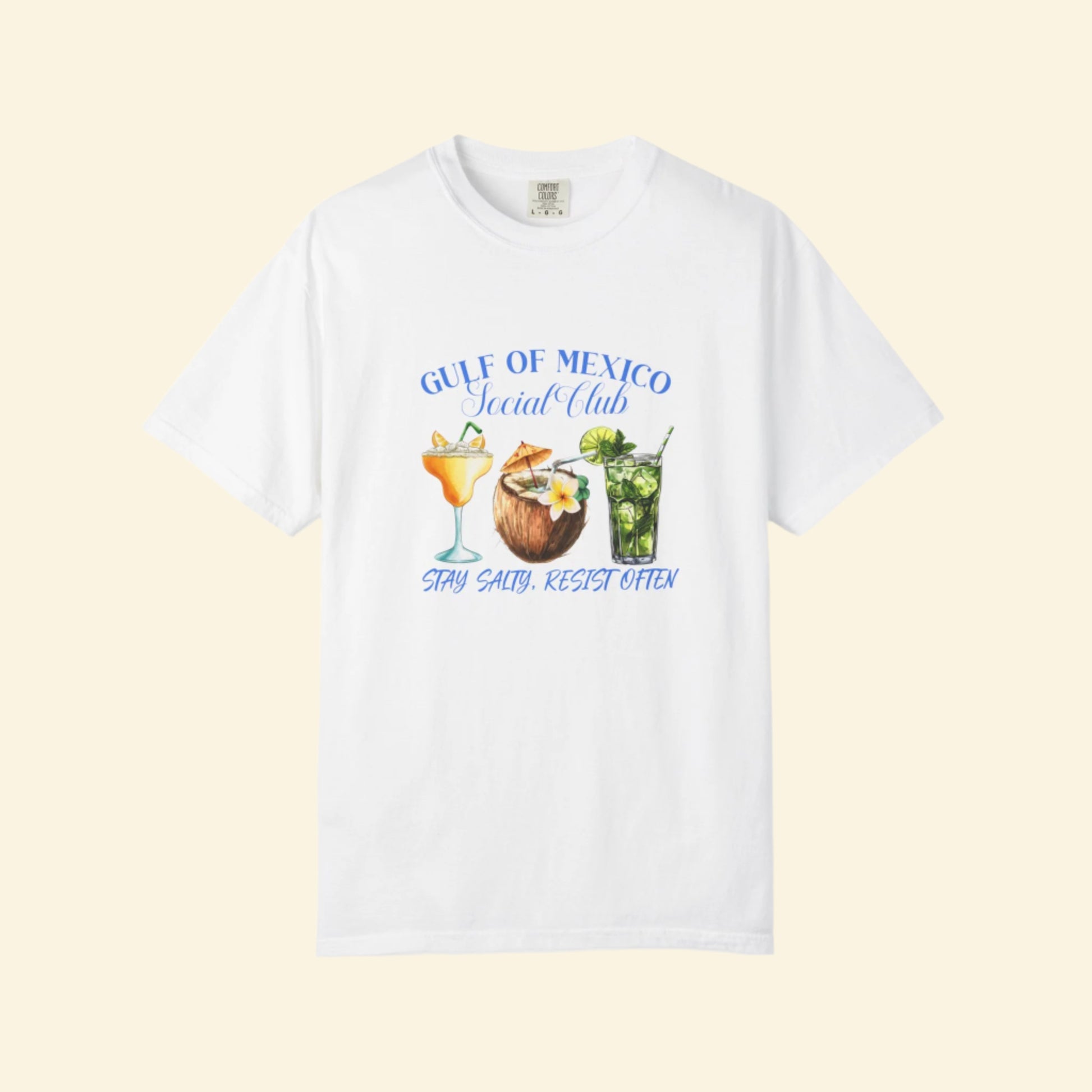 Gulf of Mexico Social Club T-Shirt - Stay Salty, Resist Often