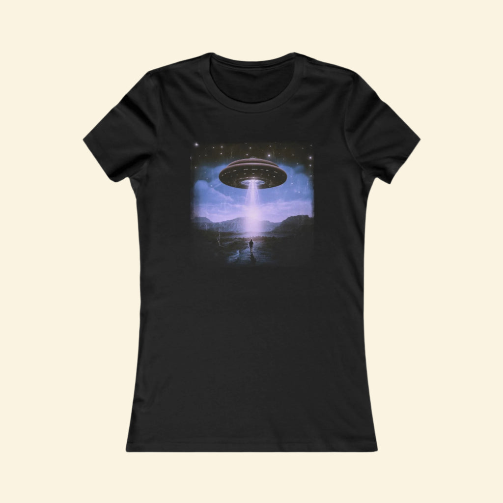 Cosmic Encounter Tee - A Uniquely Designed UFO Women's T-Shirt