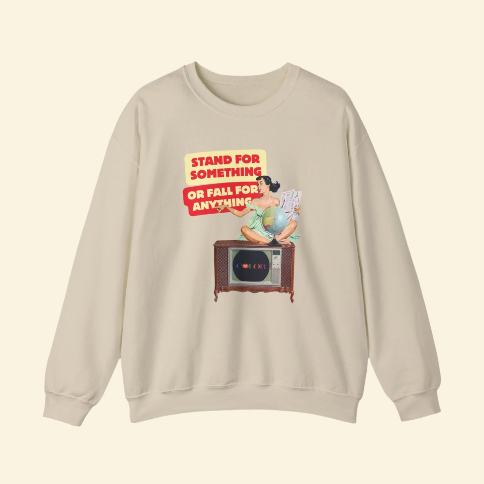 Stand for Something Crewneck Sweatshirt - Unisex Heavy Blend™