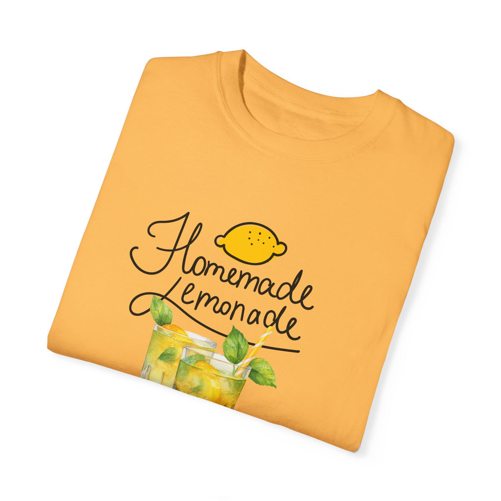 Homemade Lemonade Unisex Garment-Dyed T-Shirt for Summer Vibes