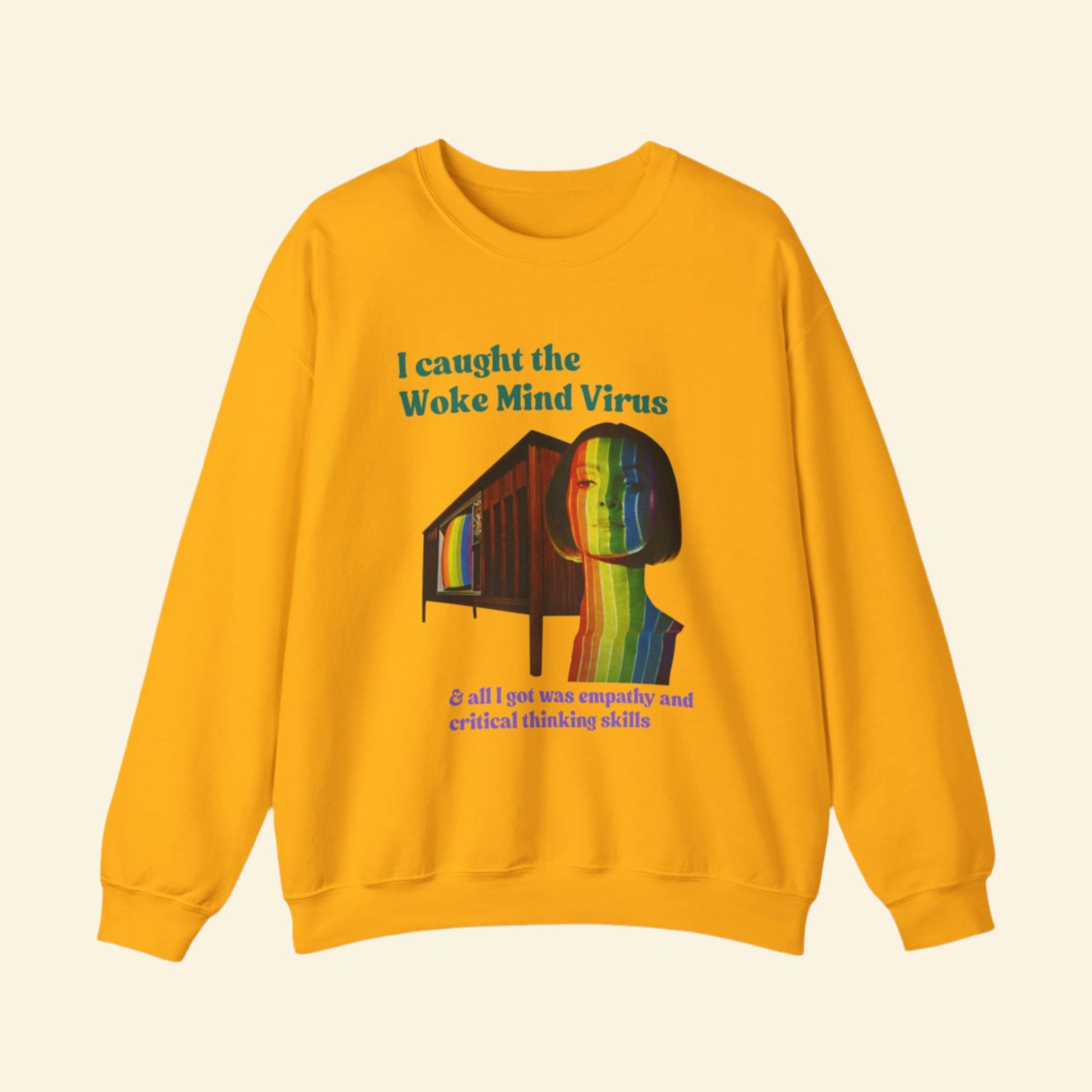 Woke Mind Virus- Empathy- Crewneck Sweatshirt - Unisex Heavy Blend™