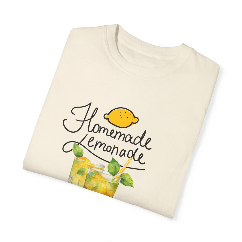 Homemade Lemonade Unisex Garment-Dyed T-Shirt for Summer Vibes