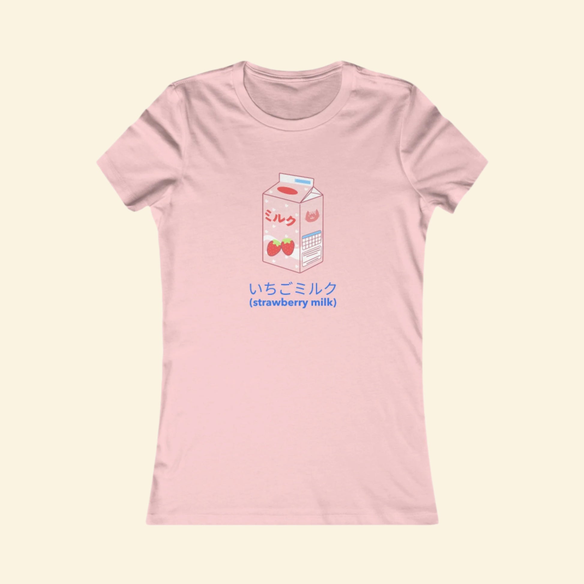 Cute Strawberry Milk Tee for Women - Casual Summer Shirt