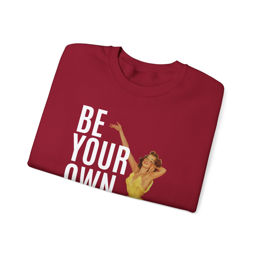 Be Your Own Muse Crewneck Sweatshirt - Inspirational Vintage Design