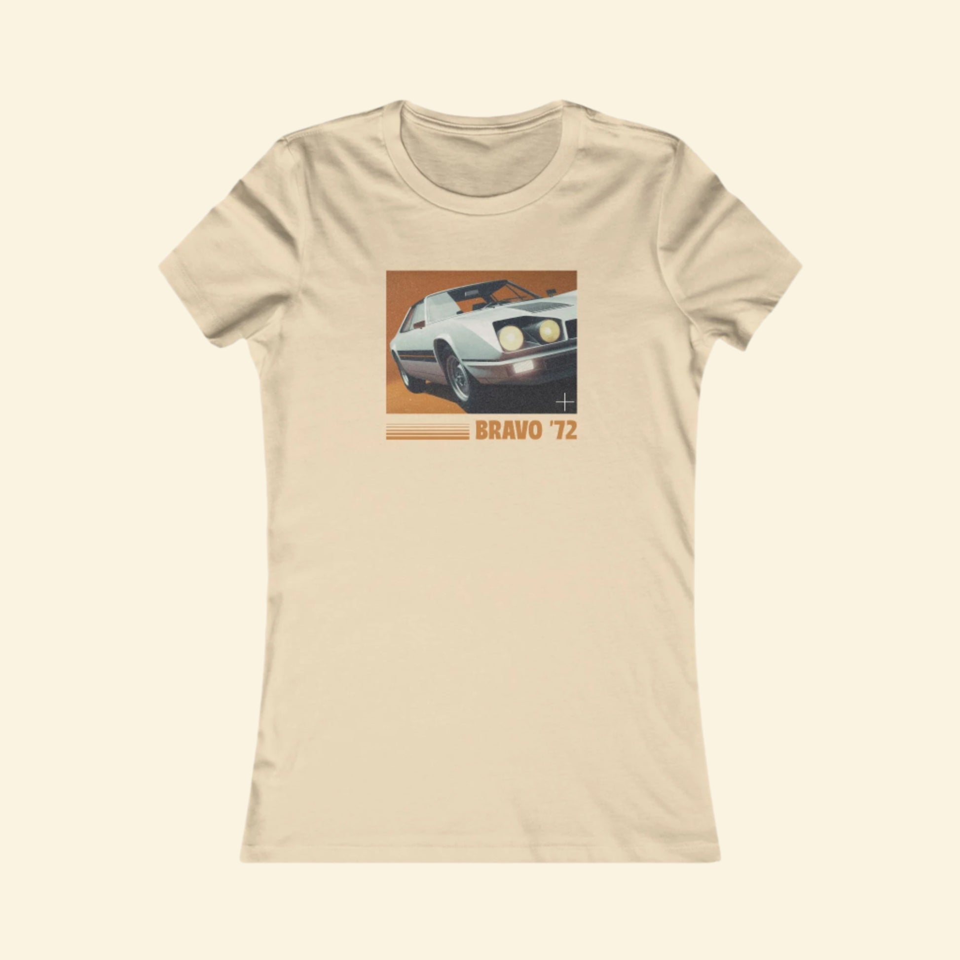 Vintage Car Graphic Women's Favorite Tee - Retro Bravo '72 T-Shirt