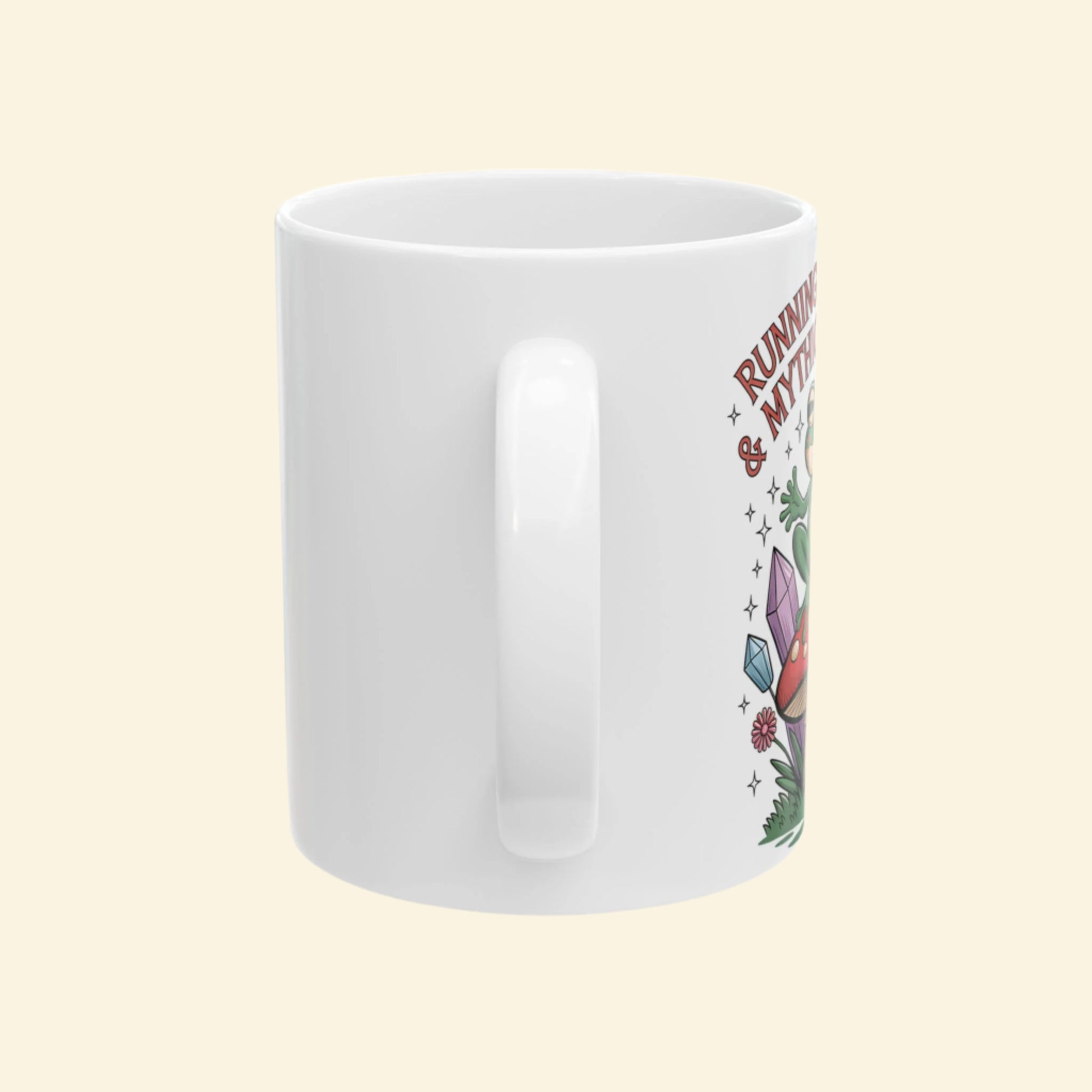 Magical Coffee Mug, Mystical Frog Retro Design Mug