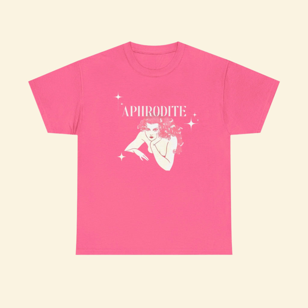 Aphrodite Unisex Heavy Cotton Tee - Bold Graphic Vintage T-Shirt