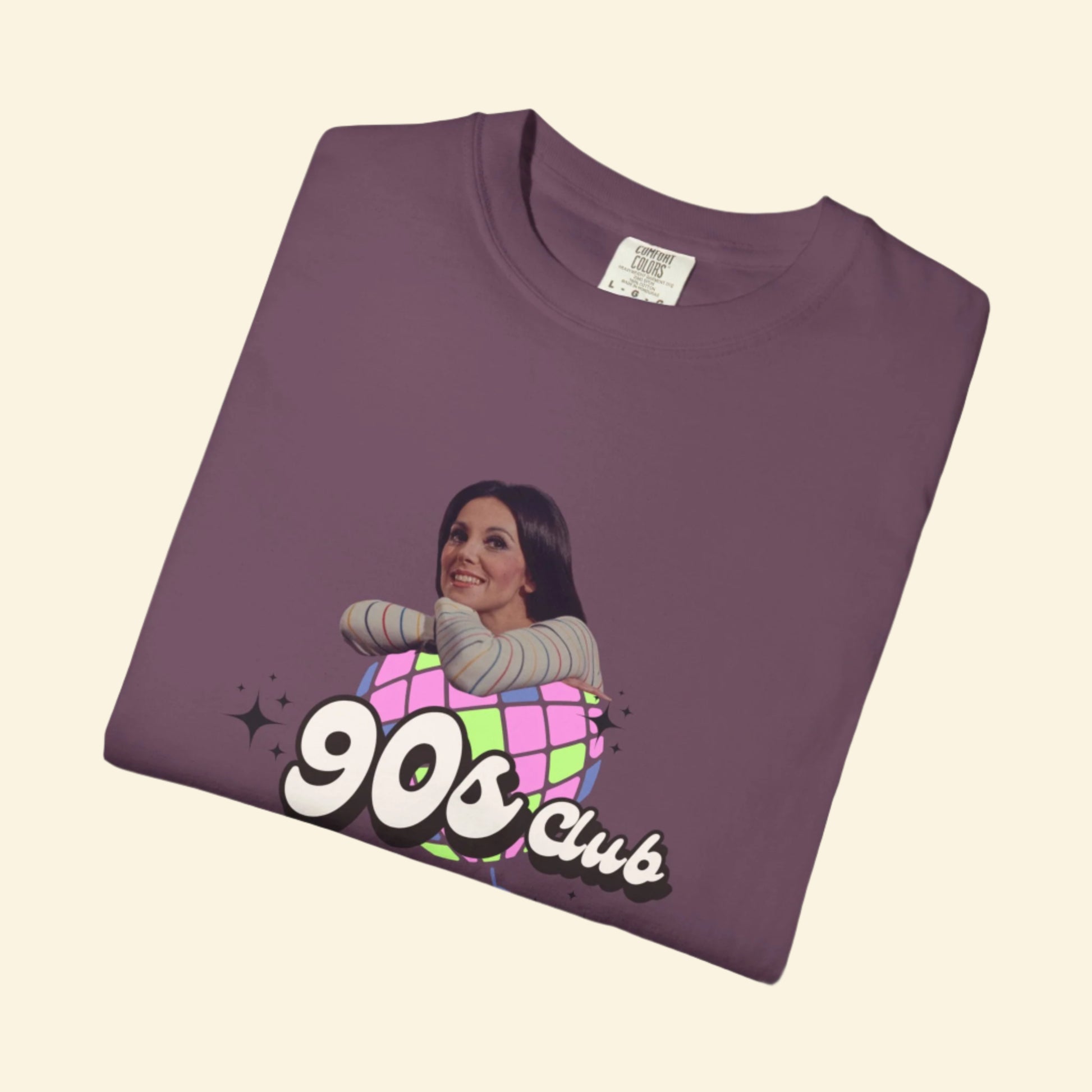90s Club Unisex Garment-Dyed T-Shirt - Retro Vibe Tee for Nostalgic Fans