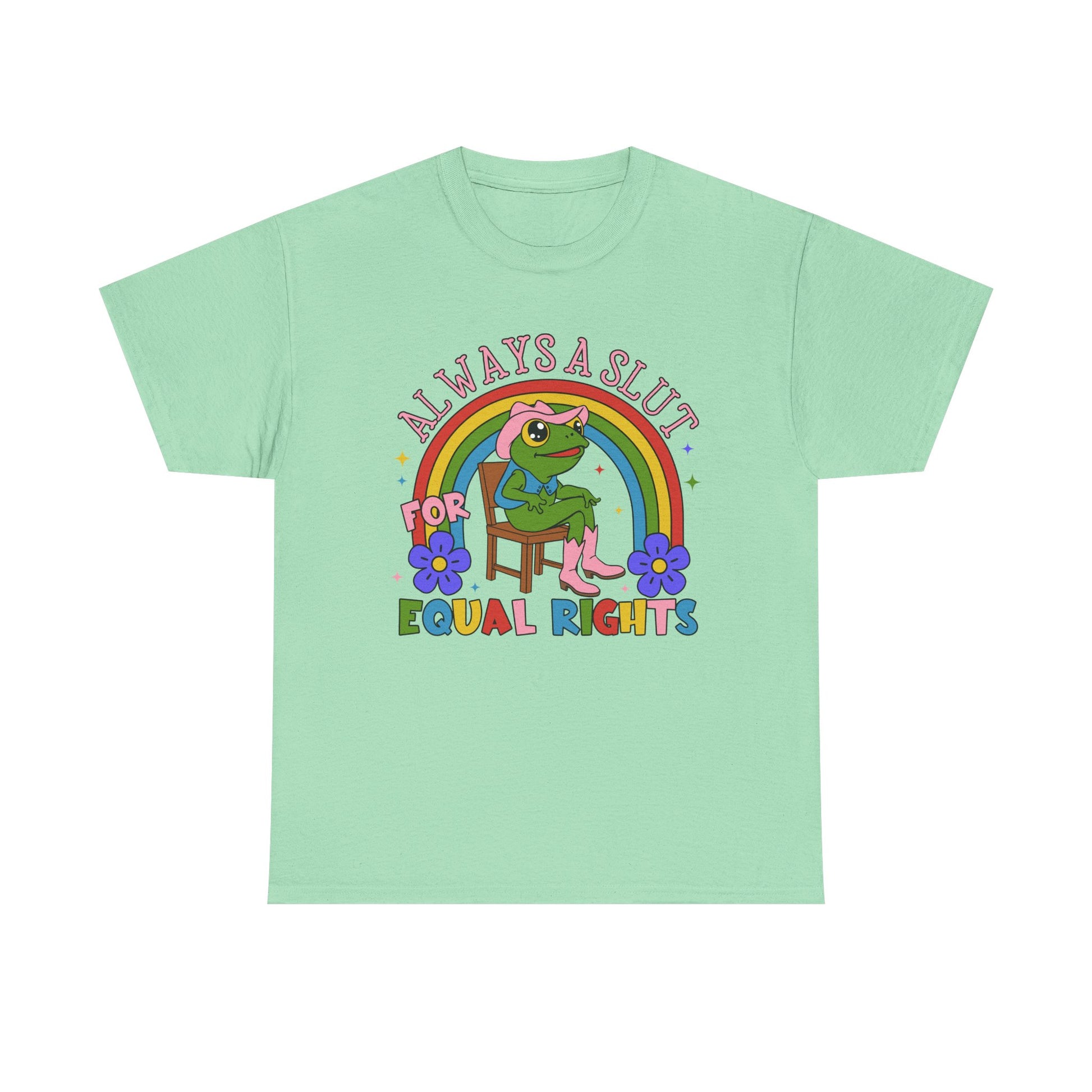 Pride Statement Tee, Gender Equality Shirt, LGBTQ+ Apparel, Unisex Heavy Cotton Tee
