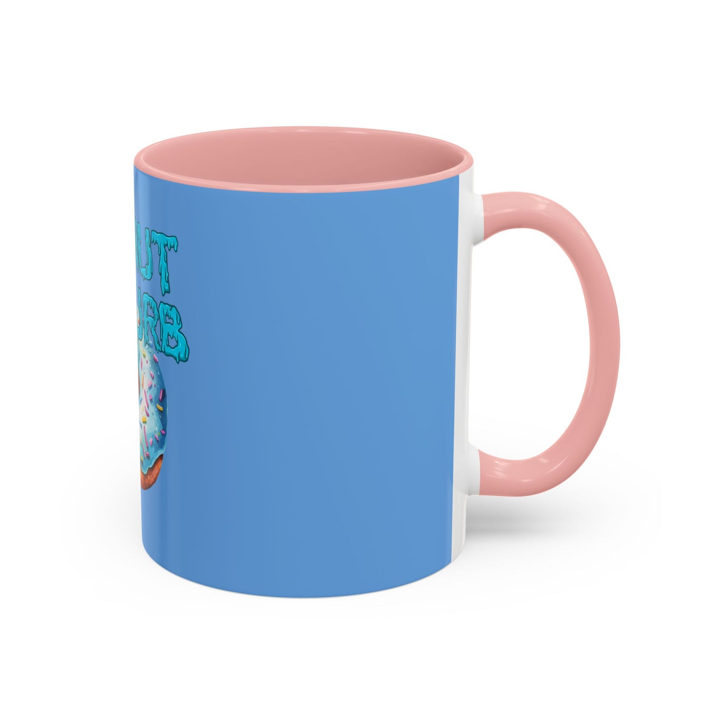 Donut Disturb Accent Coffee Mug - Fun Gift for Coffee Lovers
