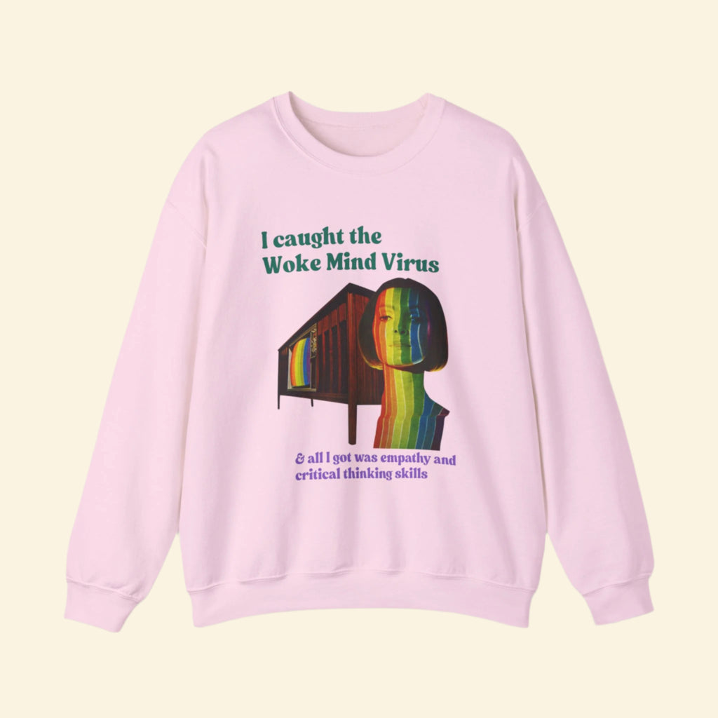 Woke Mind Virus- Empathy- Crewneck Sweatshirt - Unisex Heavy Blend™