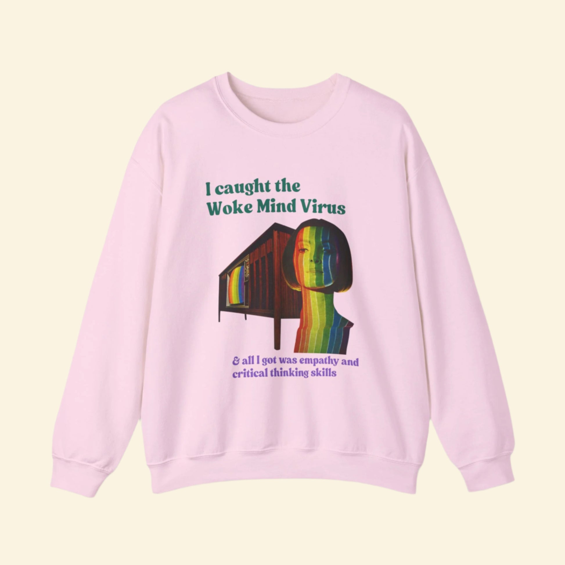 Woke Mind Virus- Empathy- Crewneck Sweatshirt - Unisex Heavy Blend™