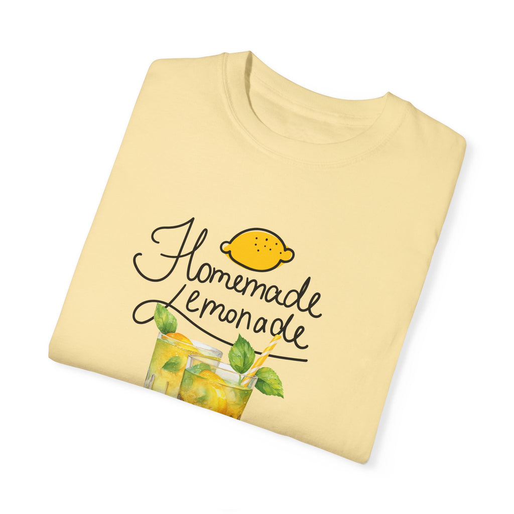 Homemade Lemonade Unisex Garment-Dyed T-Shirt for Summer Vibes