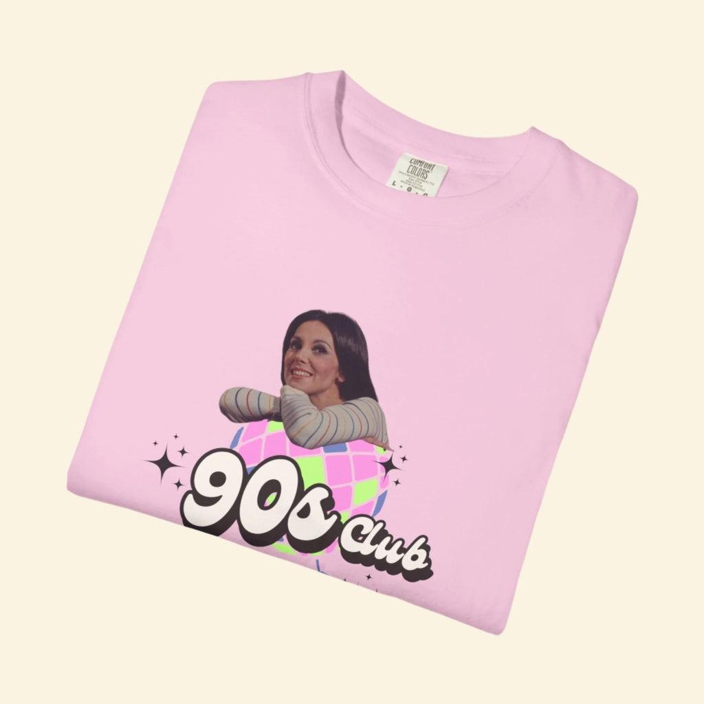 90s Club Unisex Garment-Dyed T-Shirt - Retro Vibe Tee for Nostalgic Fans