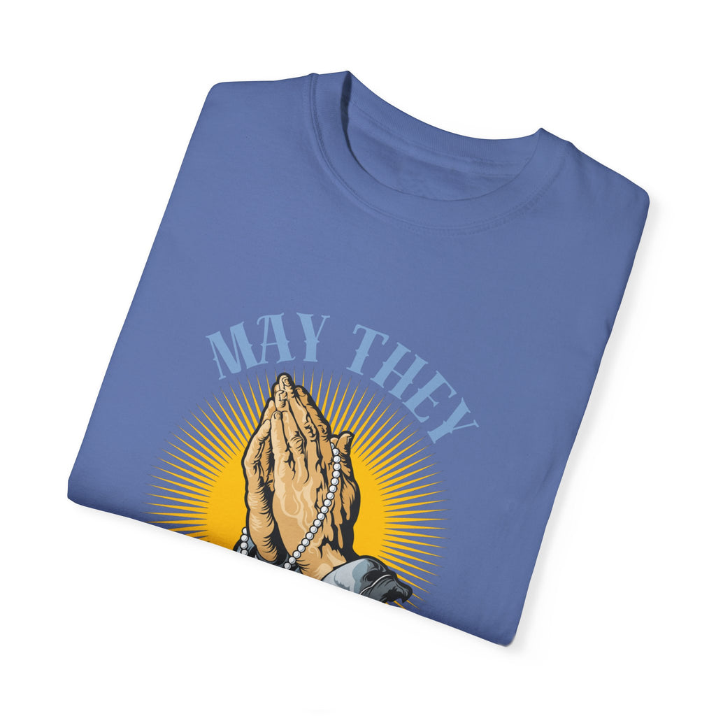 Praying Hands T-shirt - May They Burn in Hell Graphic Tee