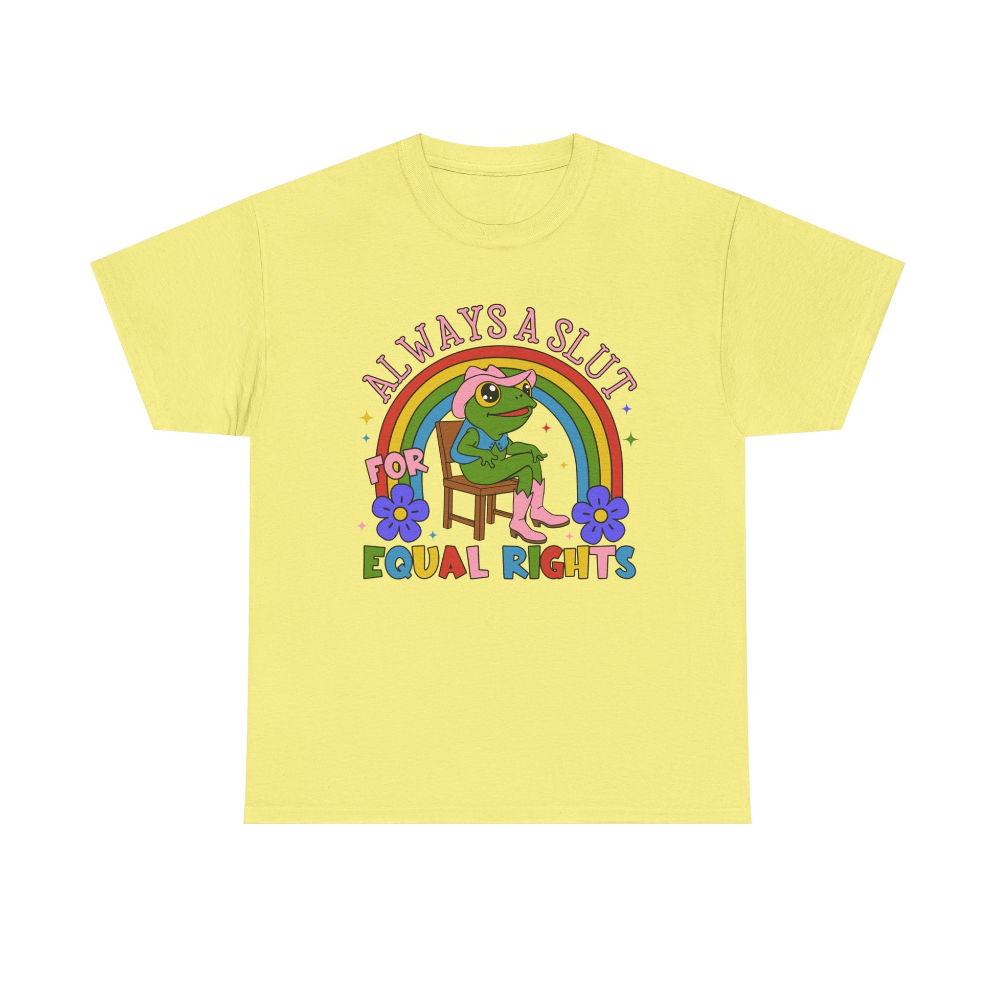 Pride Statement Tee, Gender Equality Shirt, LGBTQ+ Apparel, Unisex Heavy Cotton Tee