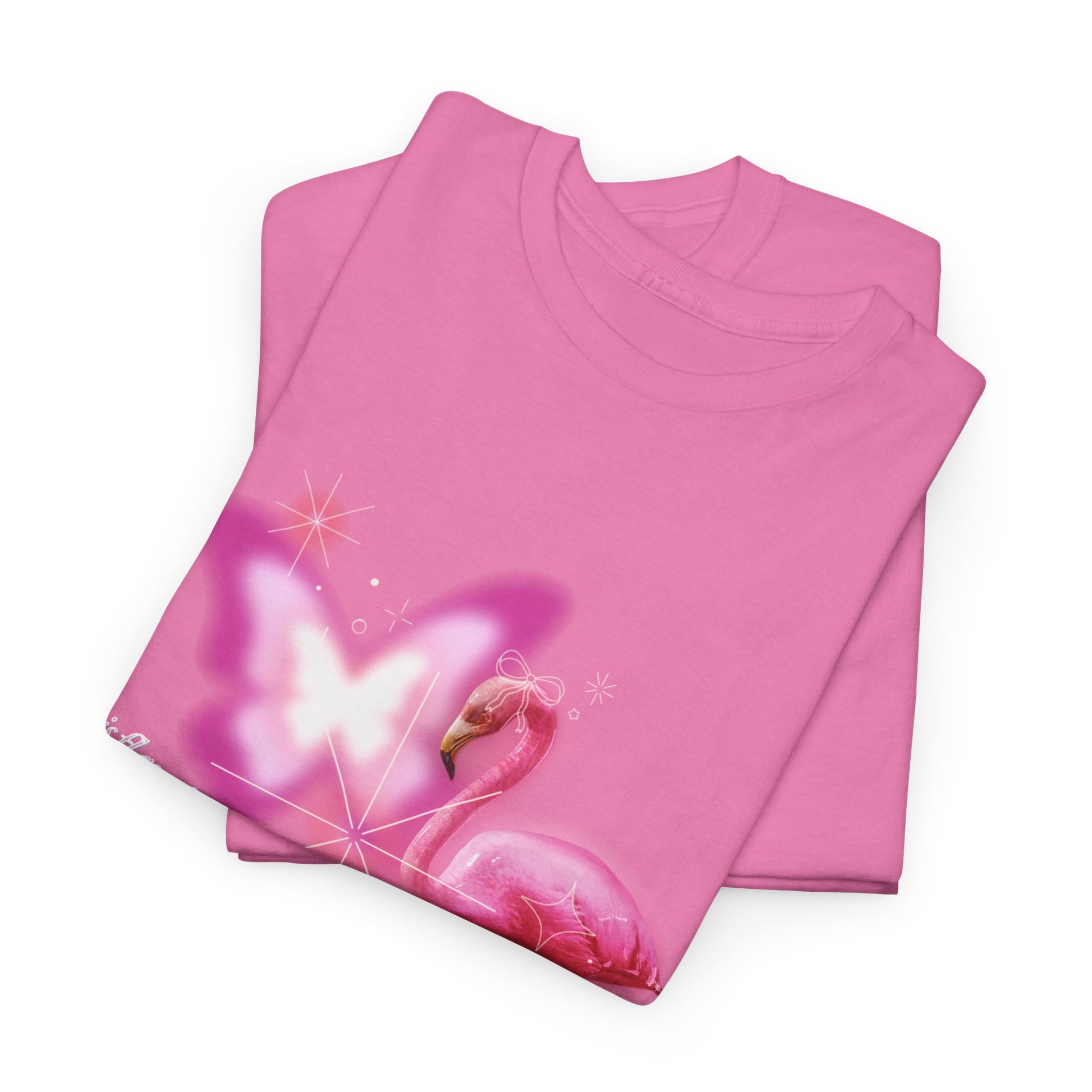 Pink Flamboyant Flamingo, LGBTQ+ Empowering Soft Unisex T-Shirt
