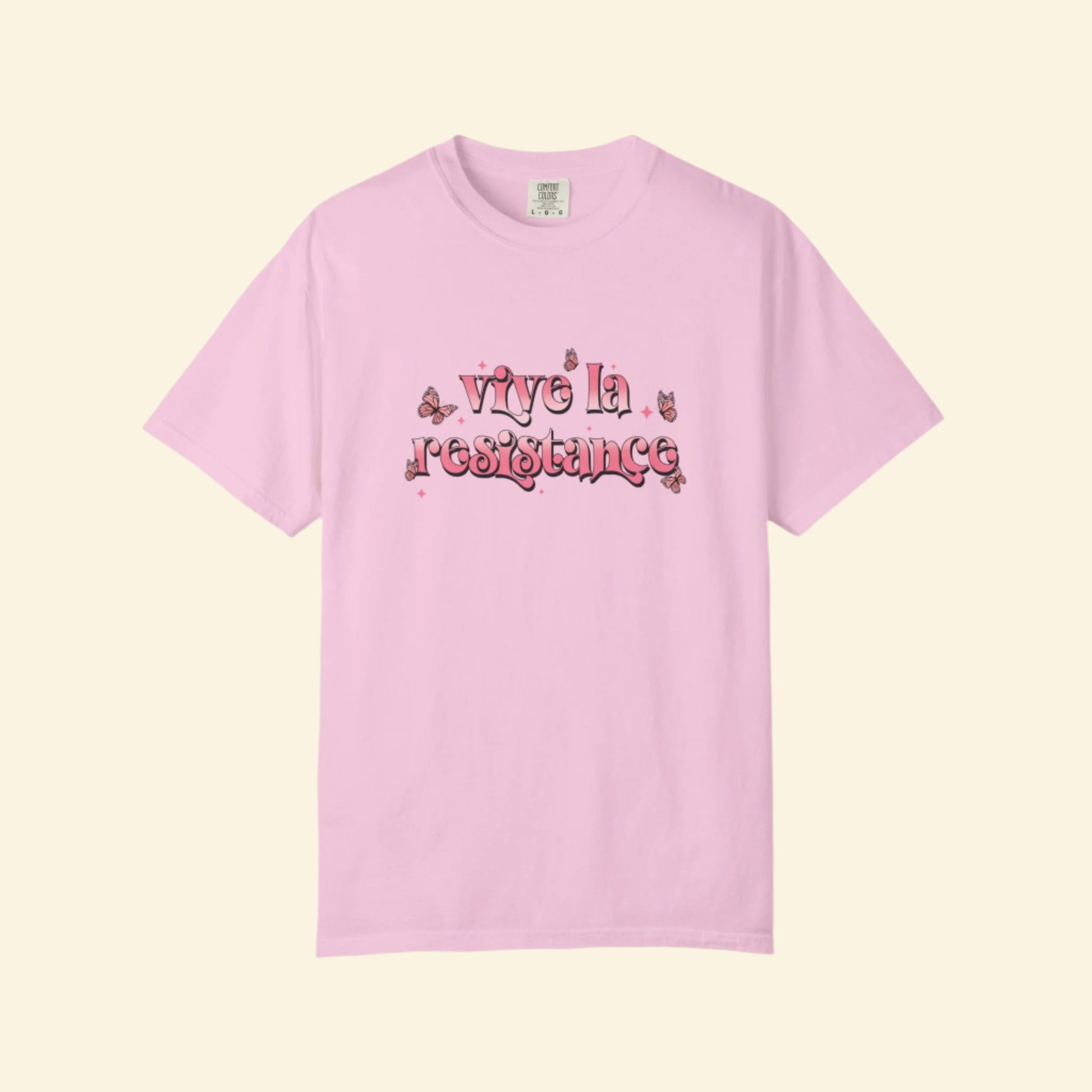 Vive La Resistance Unisex Garment-Dyed T-Shirt