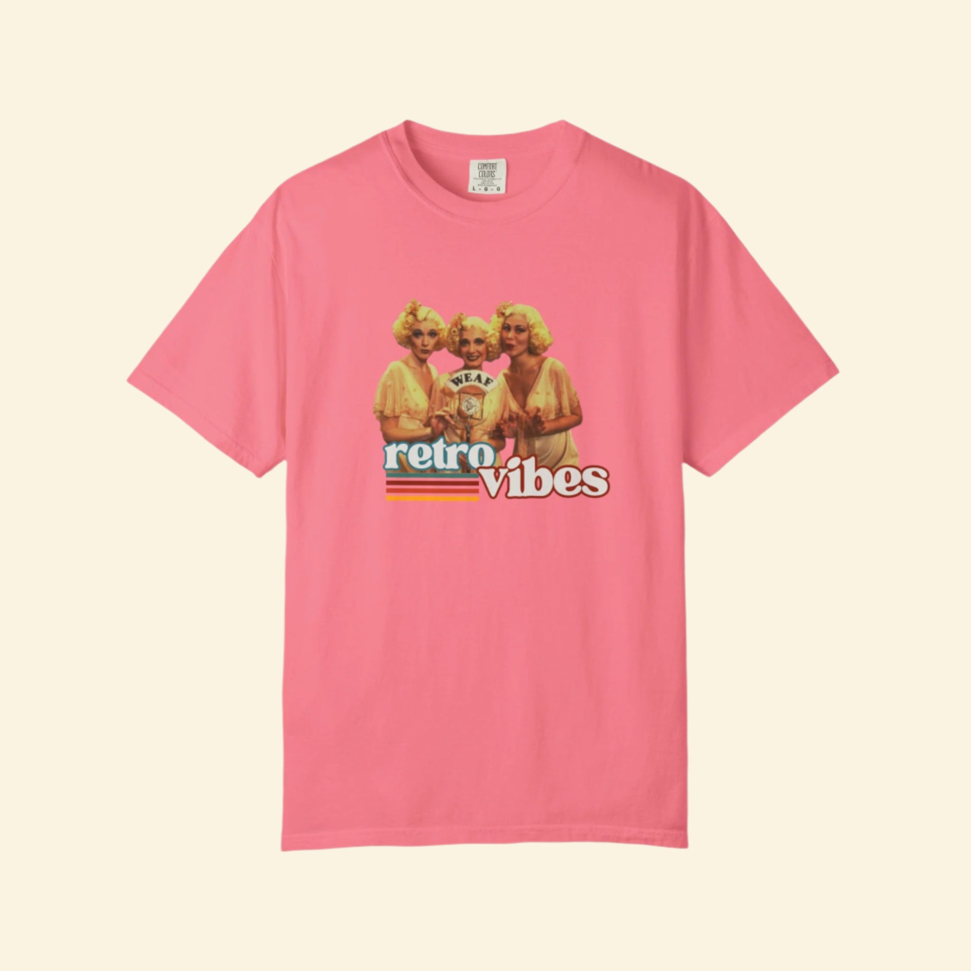 Retro Vibes Unisex Garment-Dyed T-Shirt-Feminism Graphic Tee