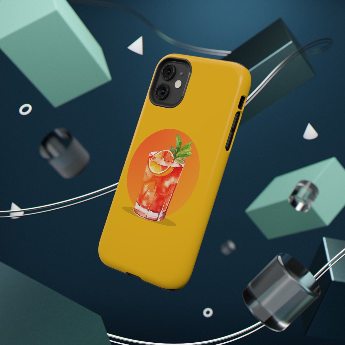 Tropical Cocktail Impact-Resistant Phone Case