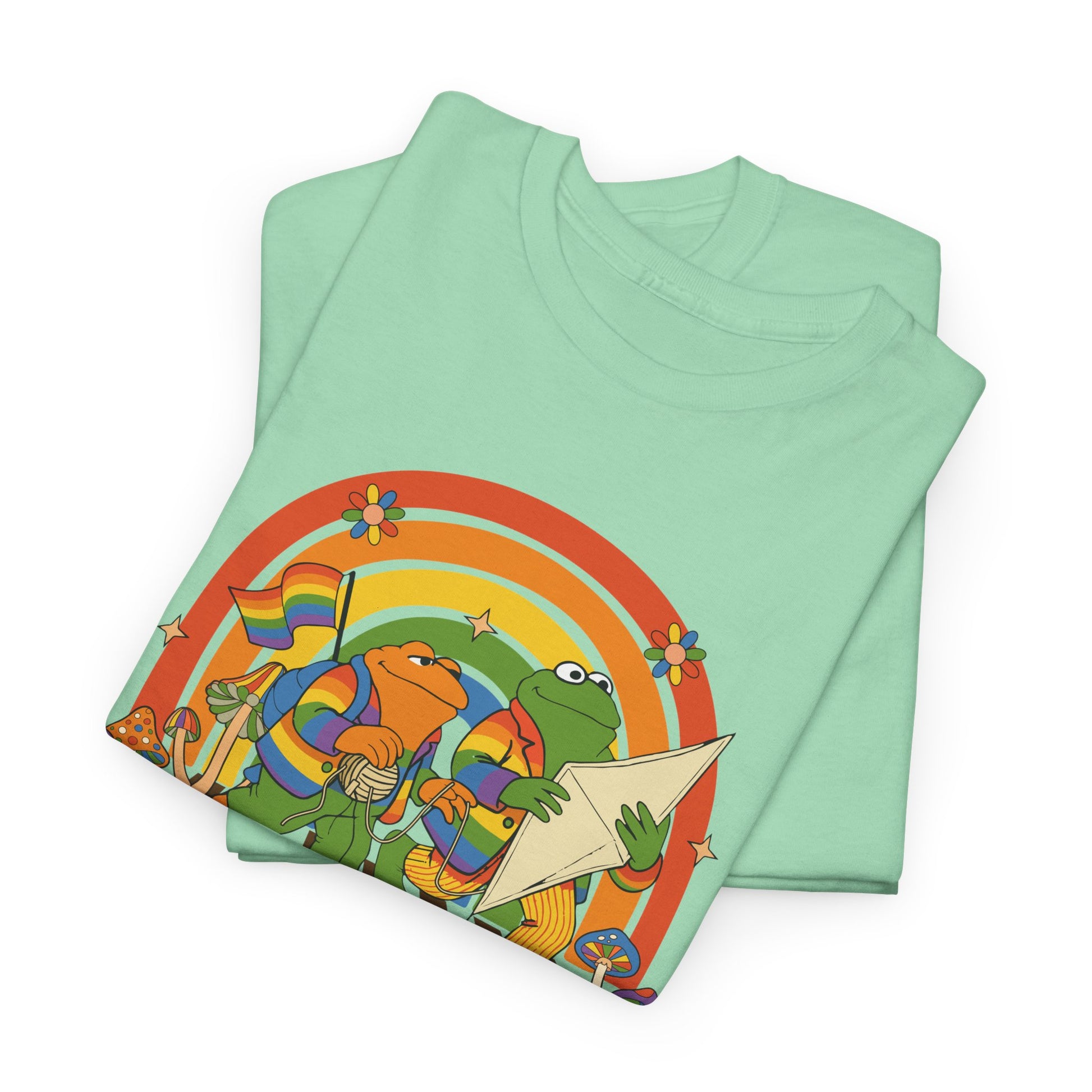 Unisex Gay Rights Tee, Frog and Toad Pride Shirt, LGBTQ+ Statement