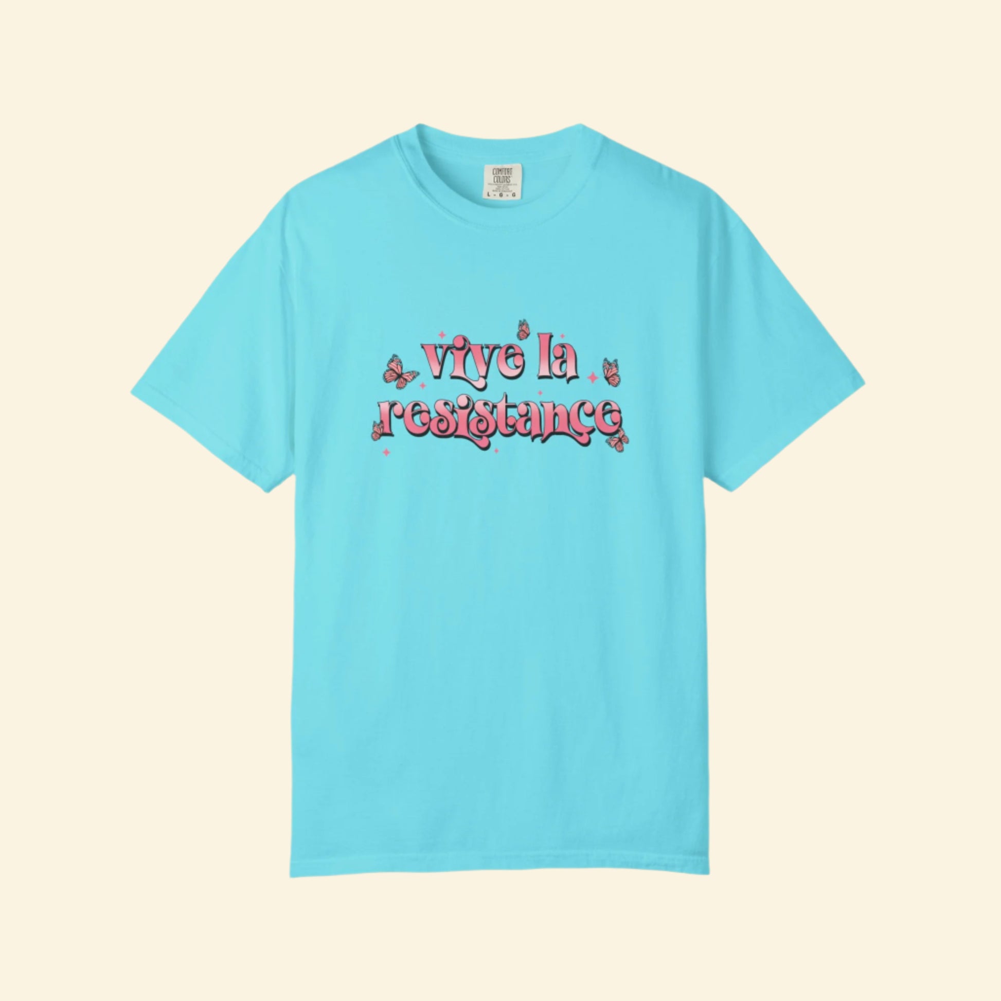 Vive La Resistance Unisex Garment-Dyed T-Shirt
