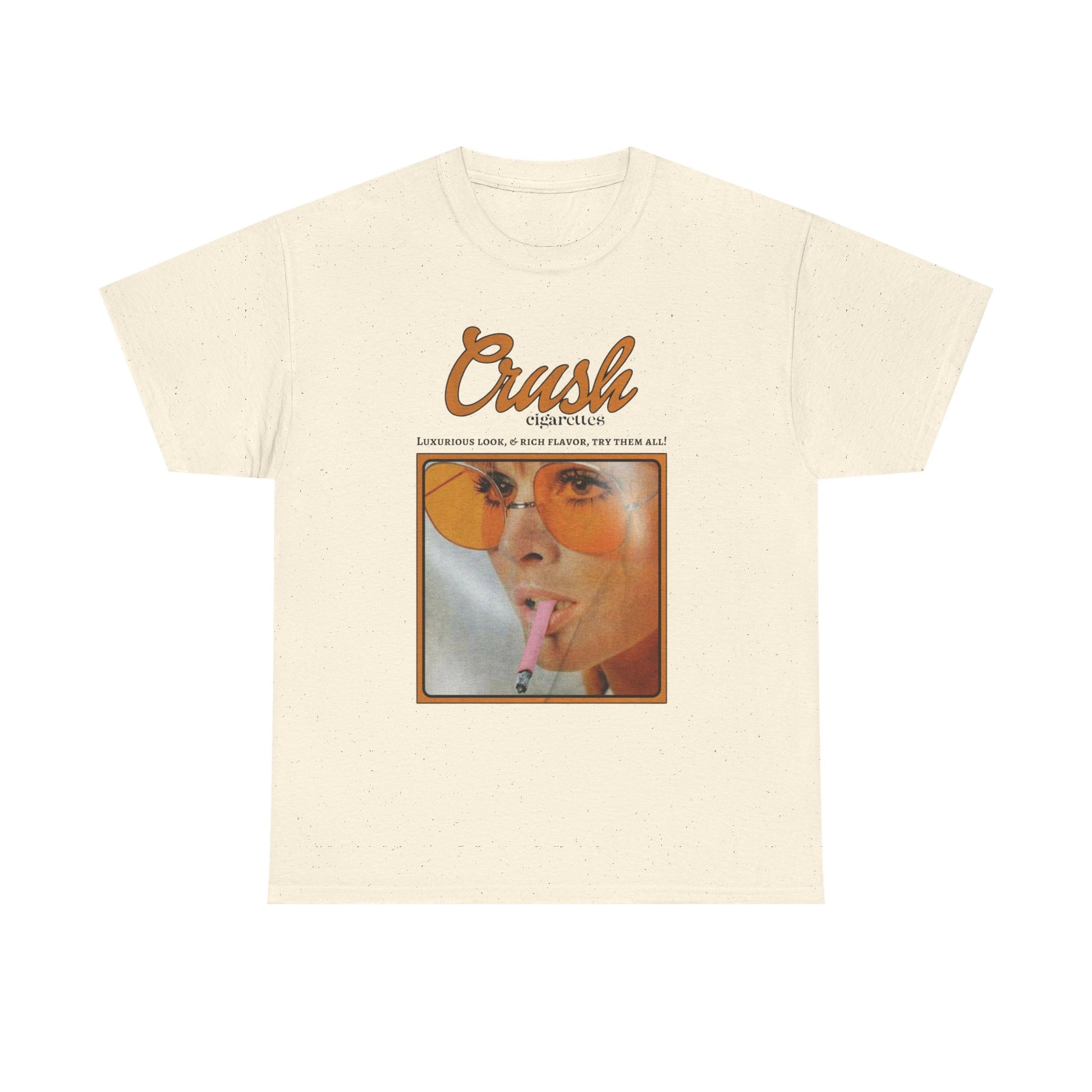 Retro Crush Graphic Unisex Heavy Cotton Tee, Vintage Aesthetic Shirt