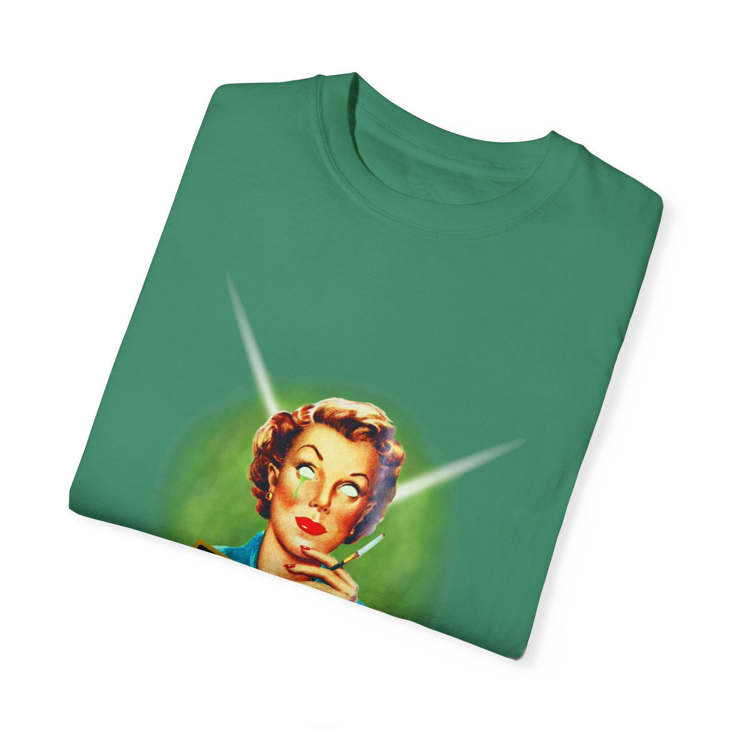Caution Nuclear Waste Unisex Garment-Dyed T-Shirt | Fun Retro Graphic Tee