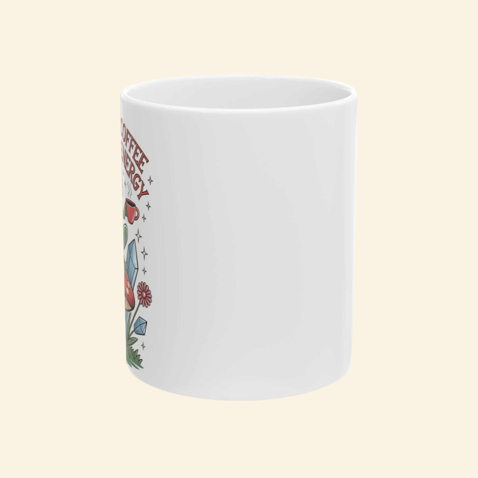 Magical Coffee Mug, Mystical Frog Retro Design Mug