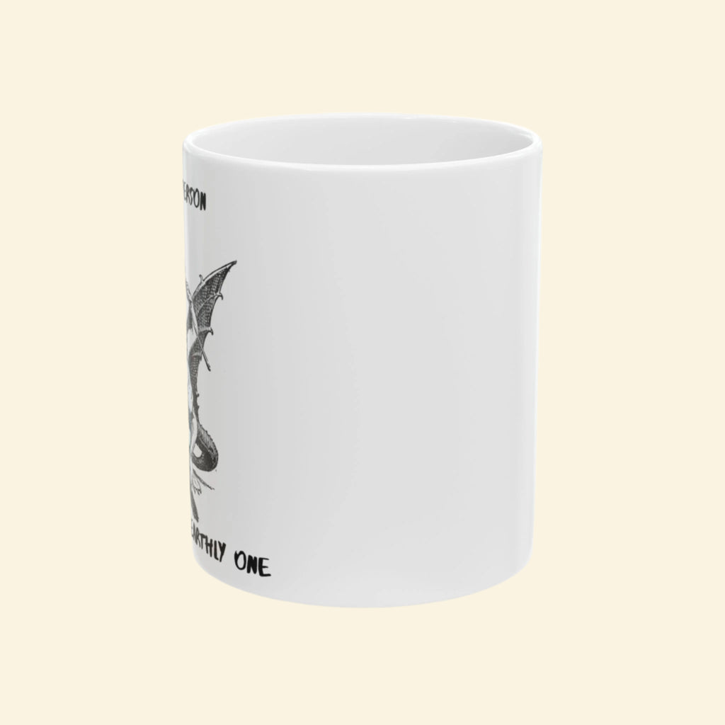 Gremlin, Vintage Horror Themed Ceramic Coffee Mug - Not a Morning Person