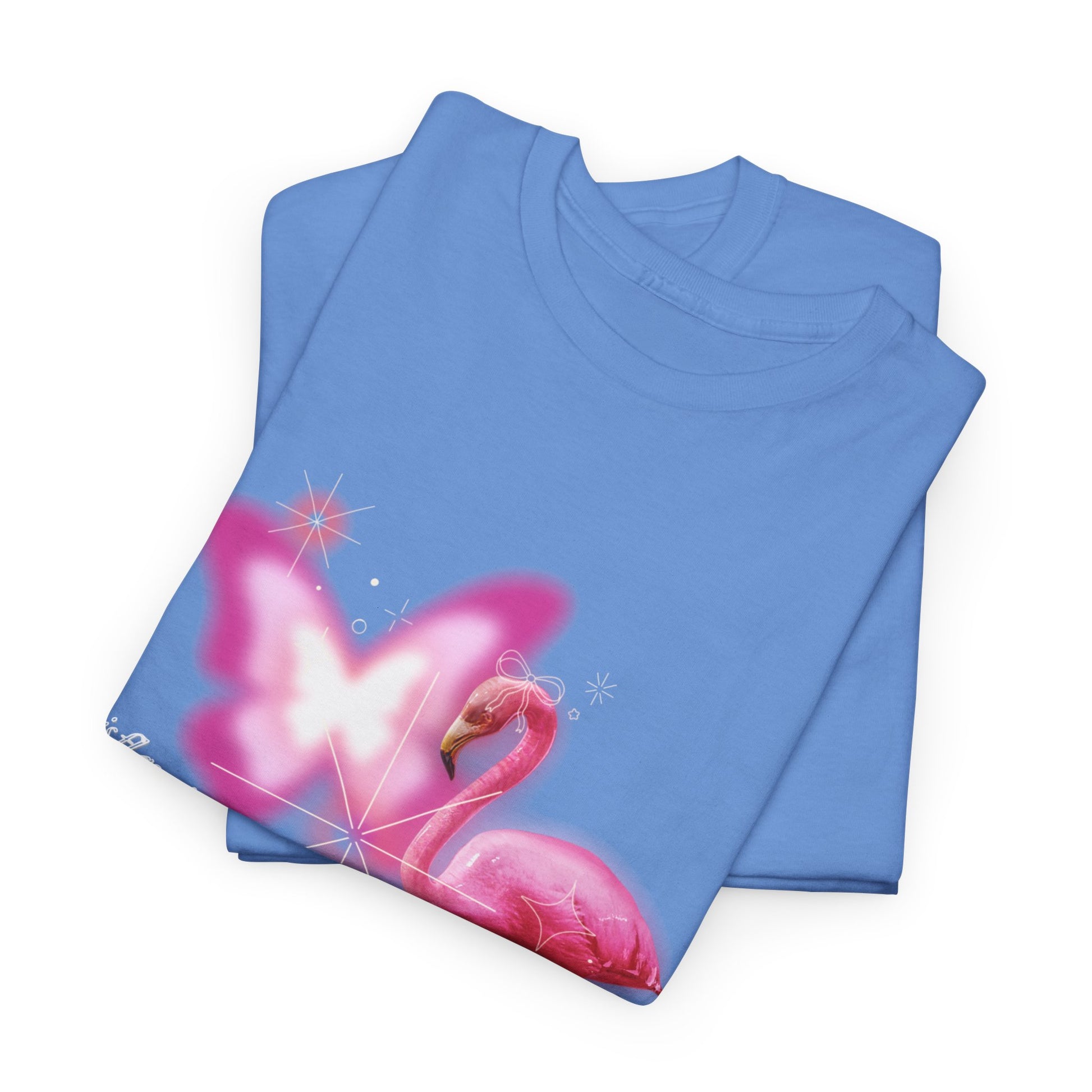 Pink Flamboyant Flamingo, LGBTQ+ Empowering Soft Unisex T-Shirt