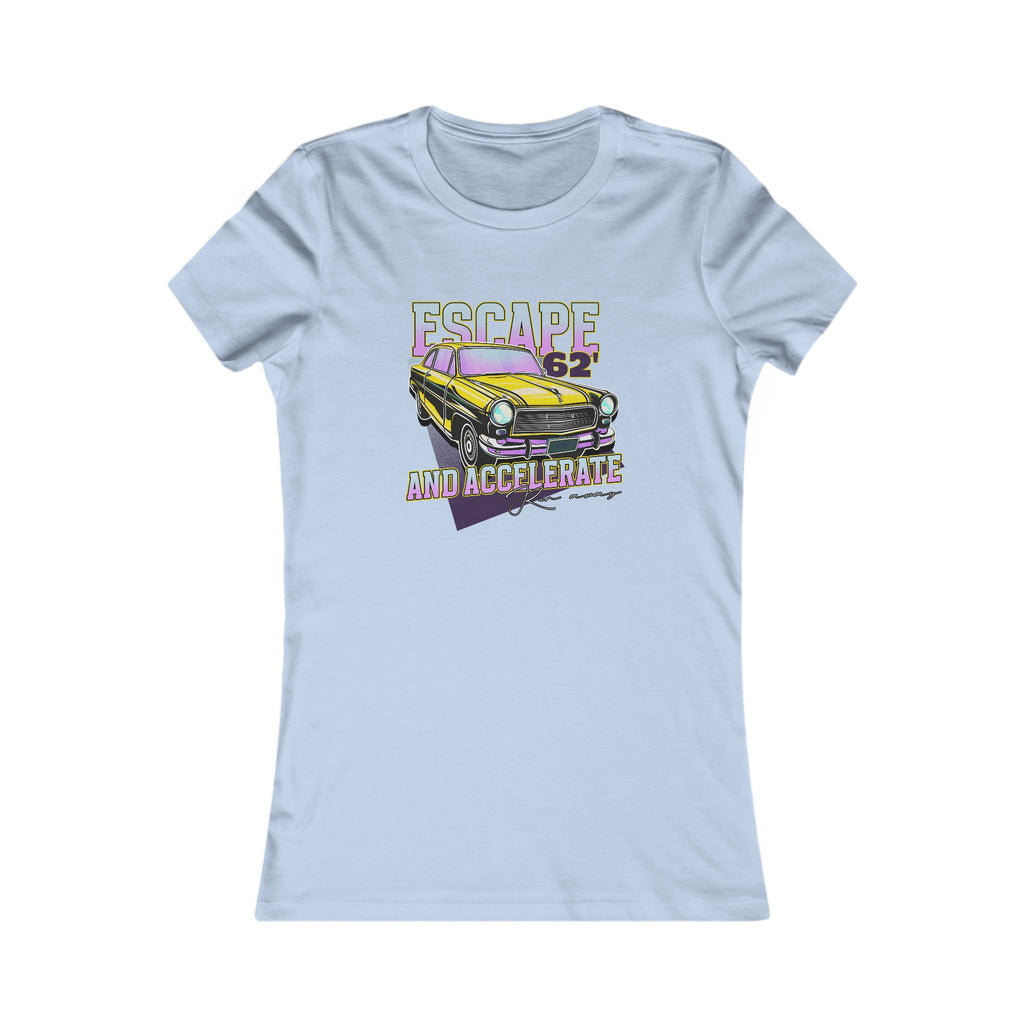 Vintage Car Escape Tee - Women's Graphic T-Shirt